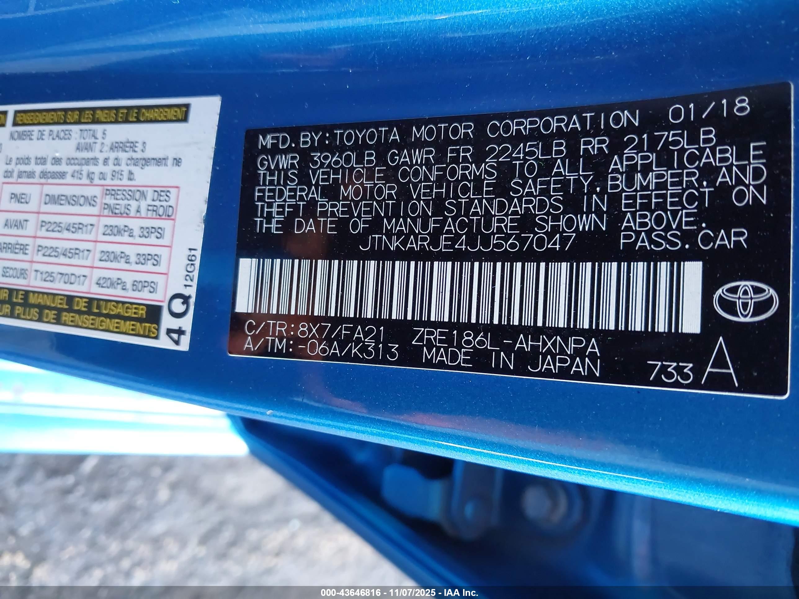 TOYOTA COROLLA image 9