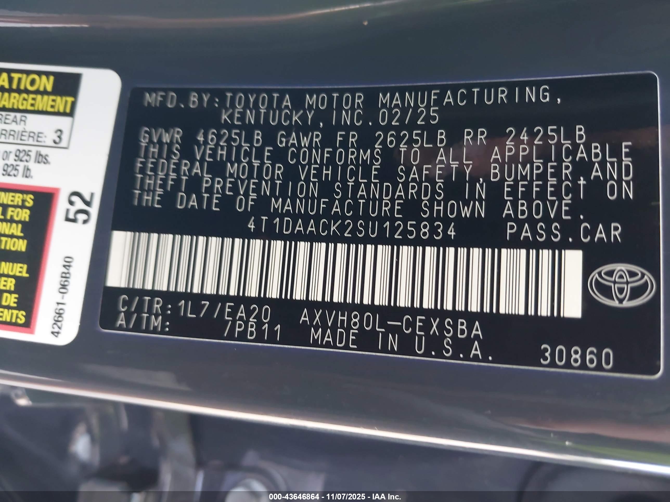 TOYOTA CAMRY image 9
