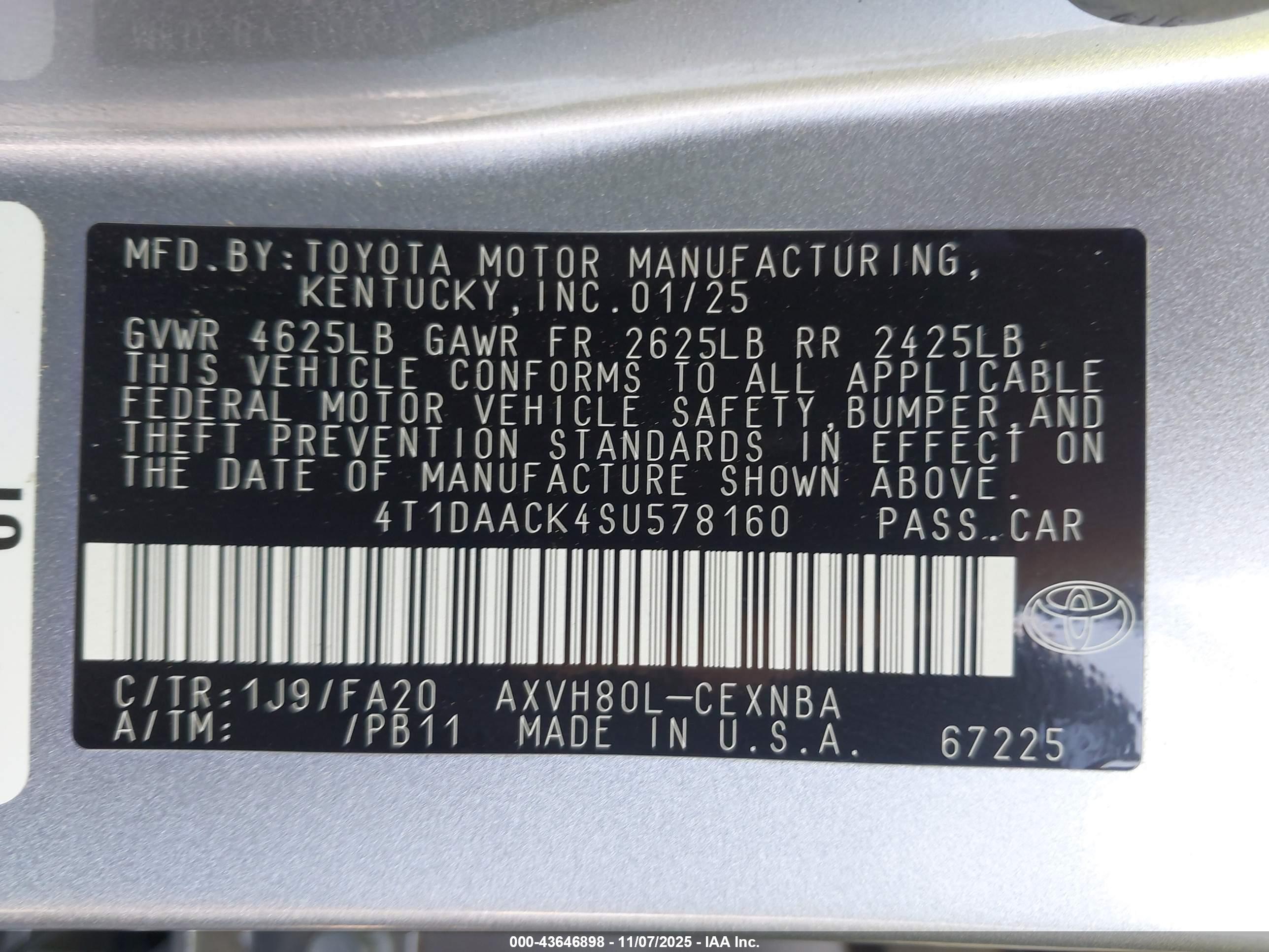 TOYOTA CAMRY image 9