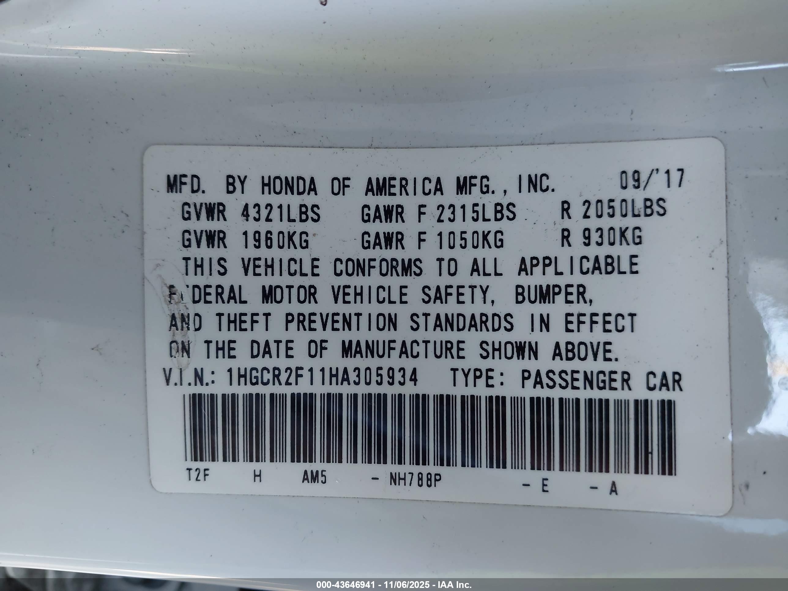 HONDA ACCORD image 9