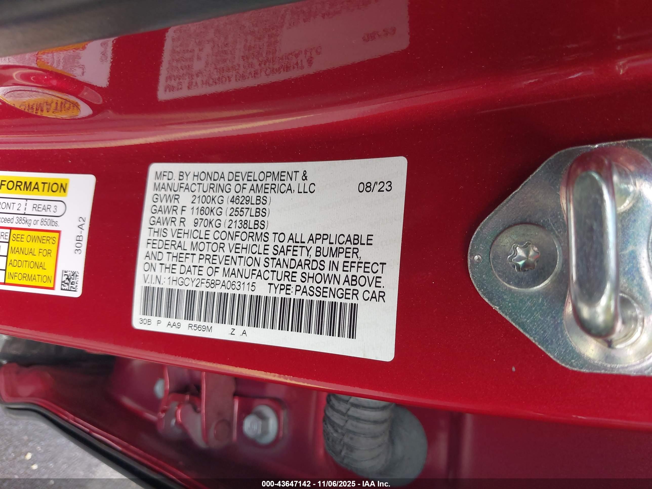 HONDA ACCORD image 9