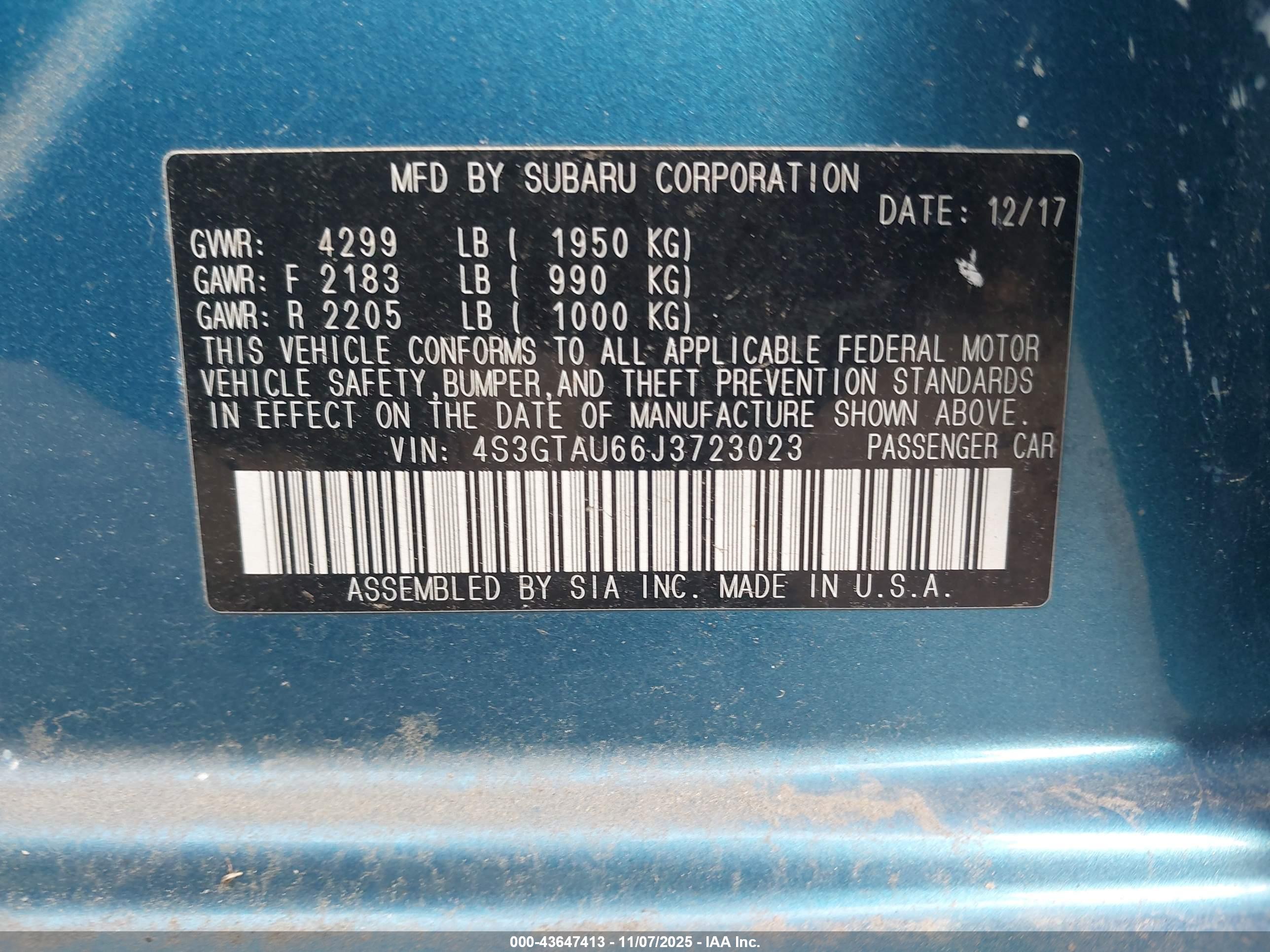 SUBARU IMPREZA image 9