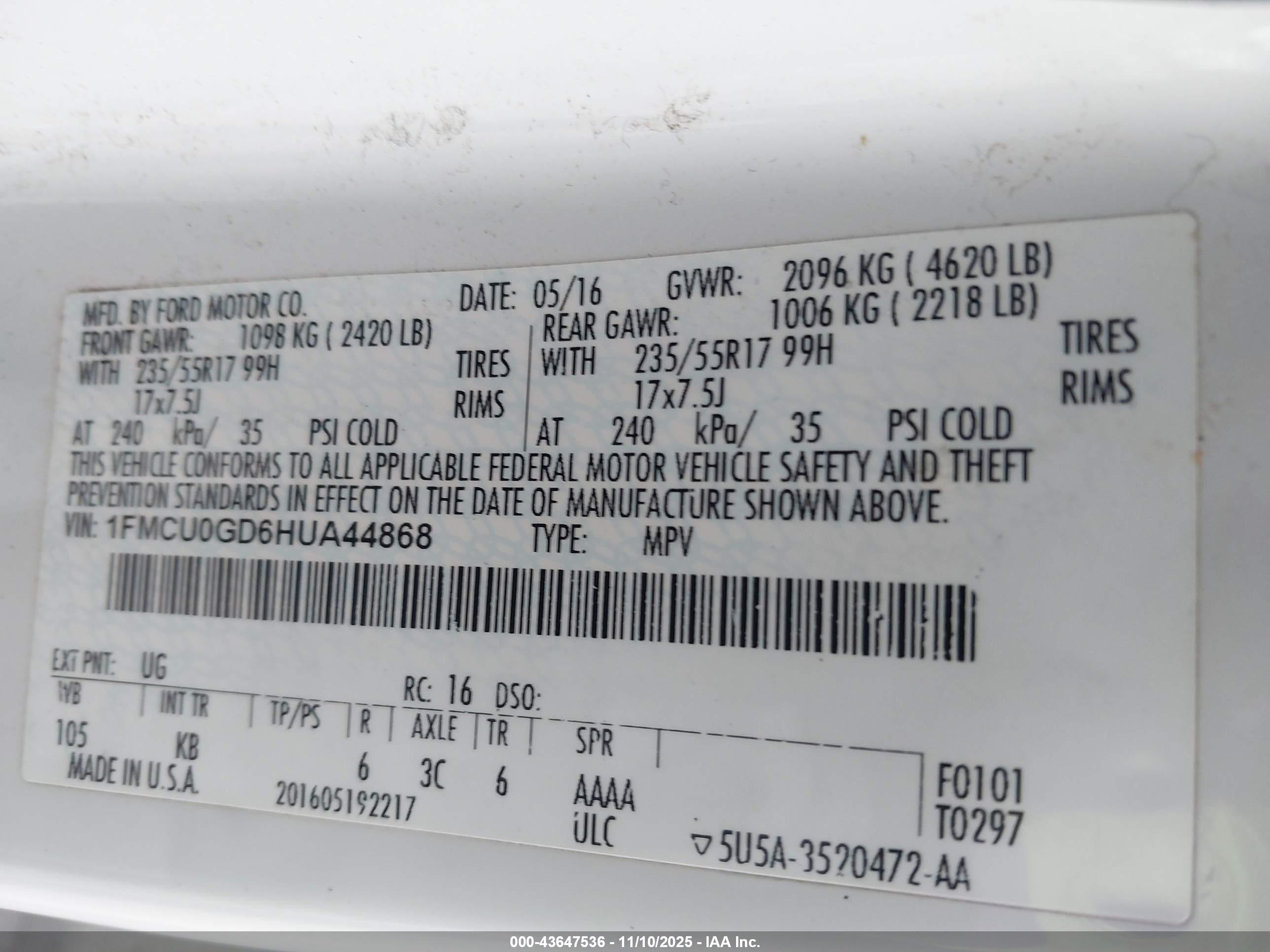 FORD ESCAPE image 9