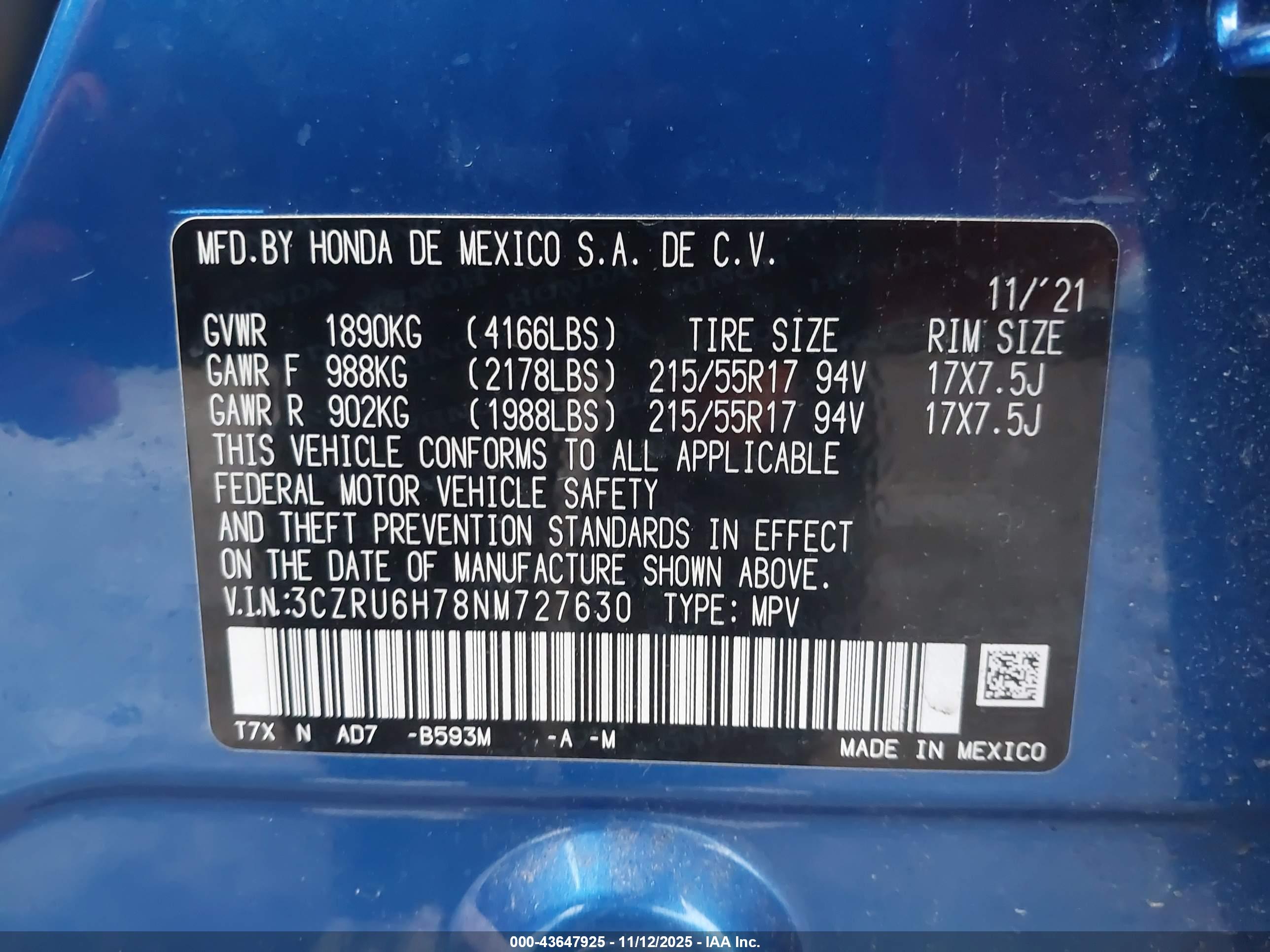 HONDA HR-V image 9