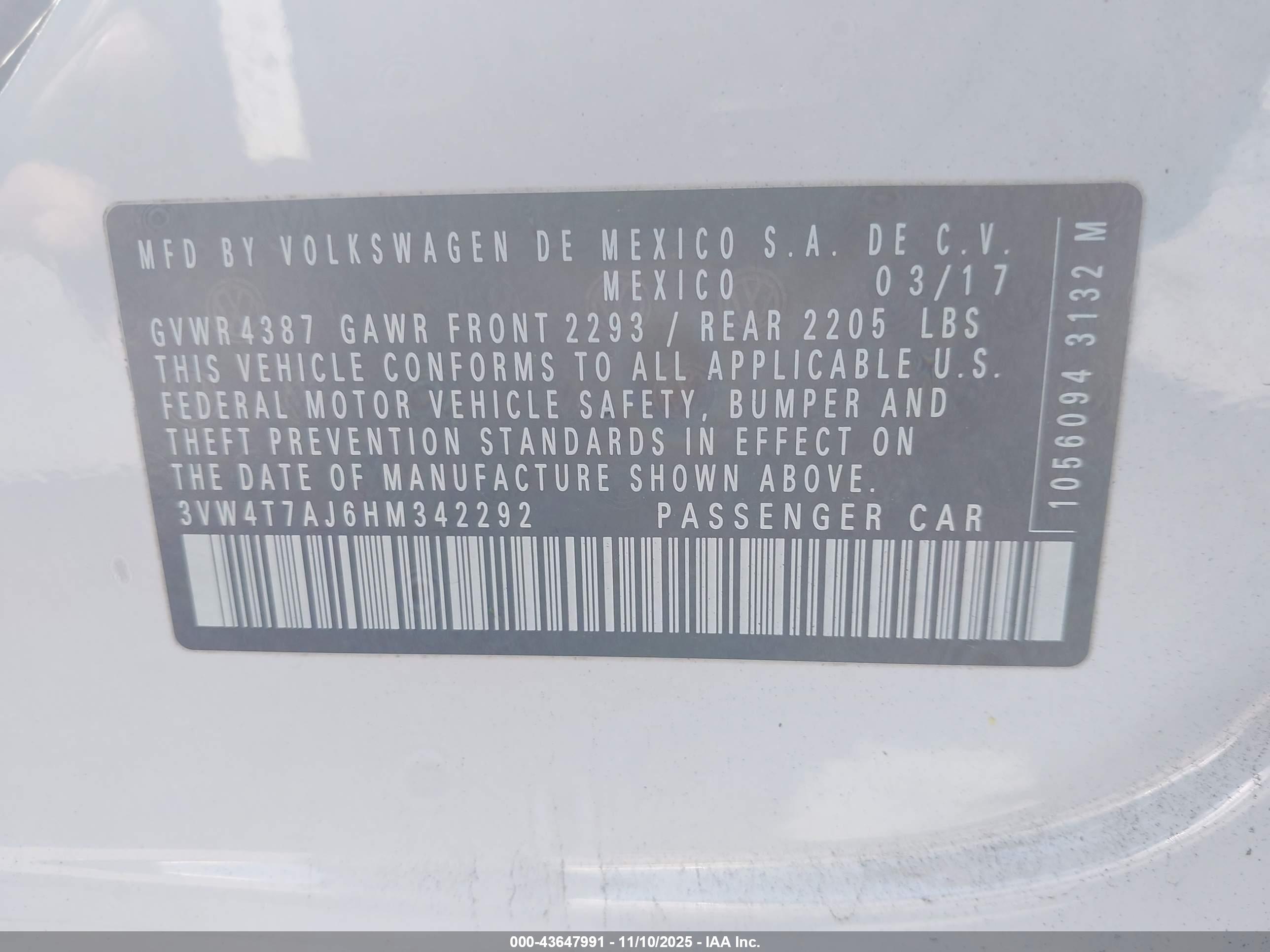 VOLKSWAGEN JETTA image 9
