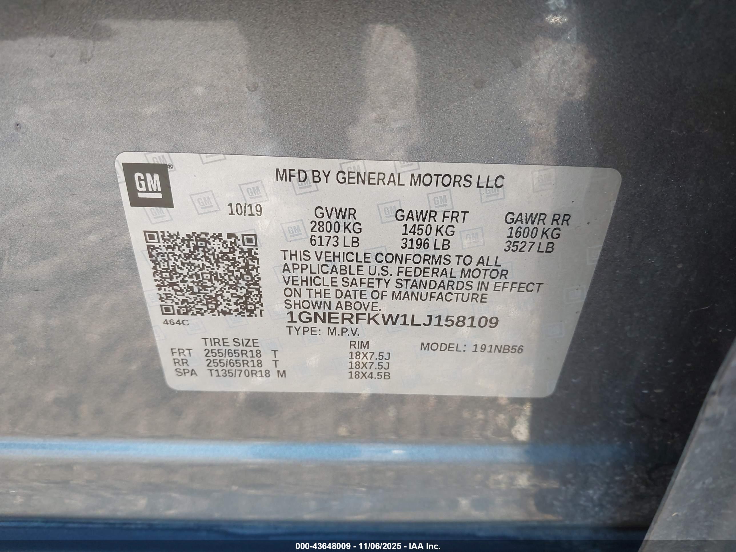 CHEVROLET TRAVERSE image 9