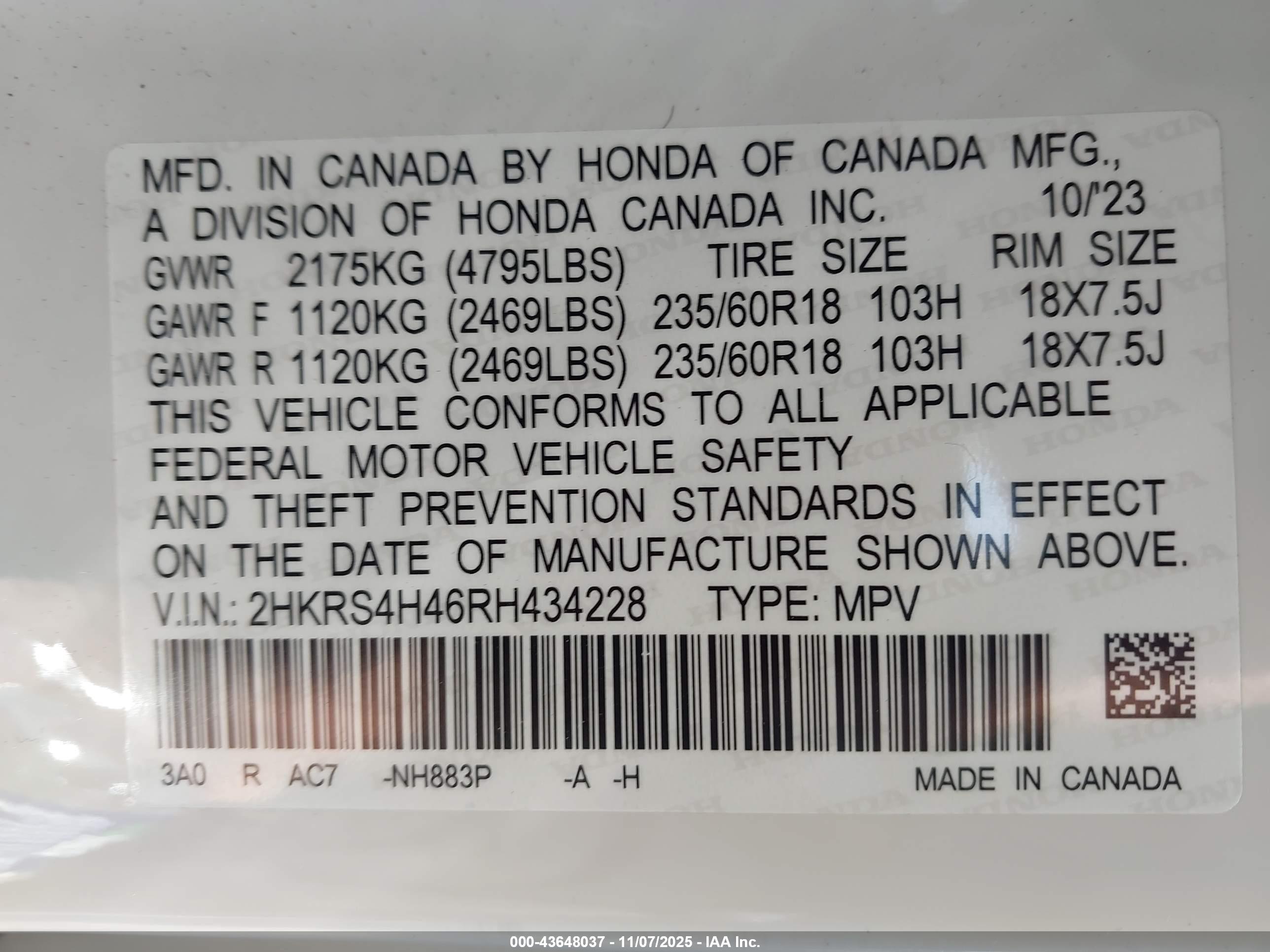 HONDA CR-V image 9
