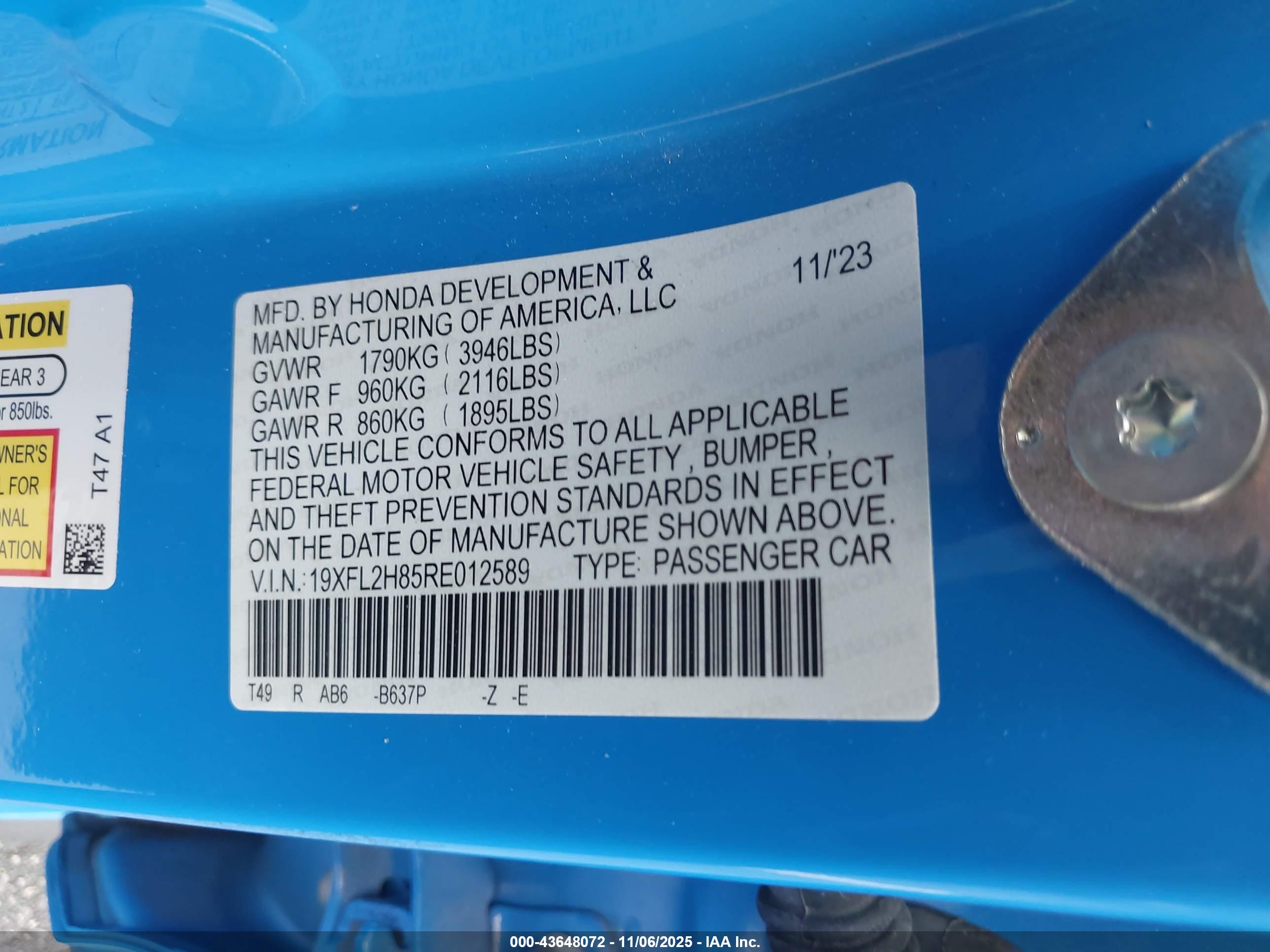 HONDA CIVIC image 9