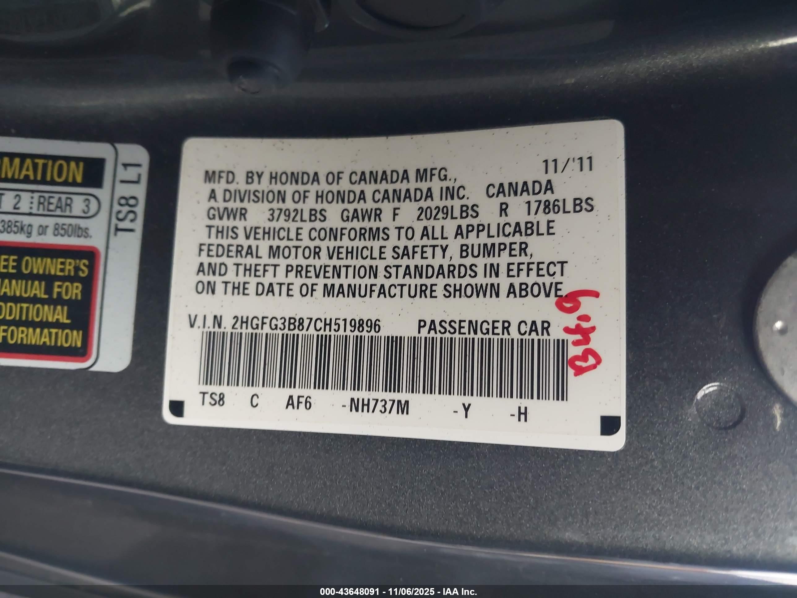 HONDA CIVIC image 9
