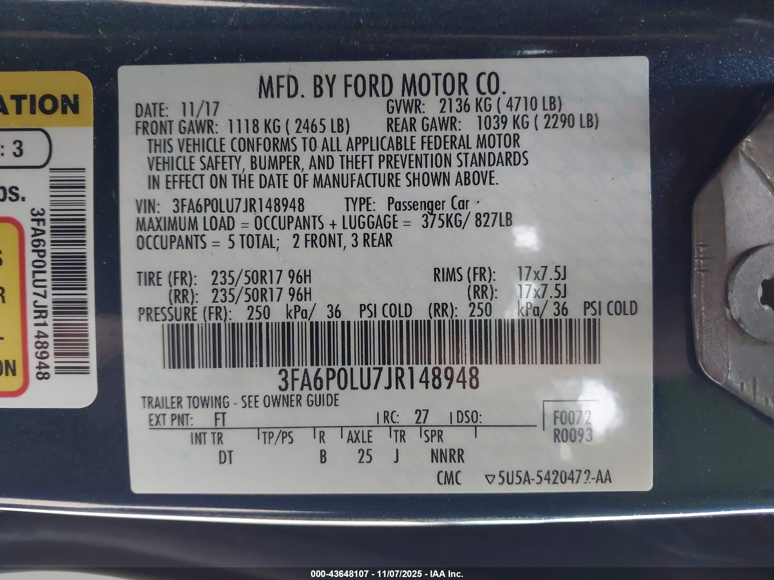 FORD FUSION image 9