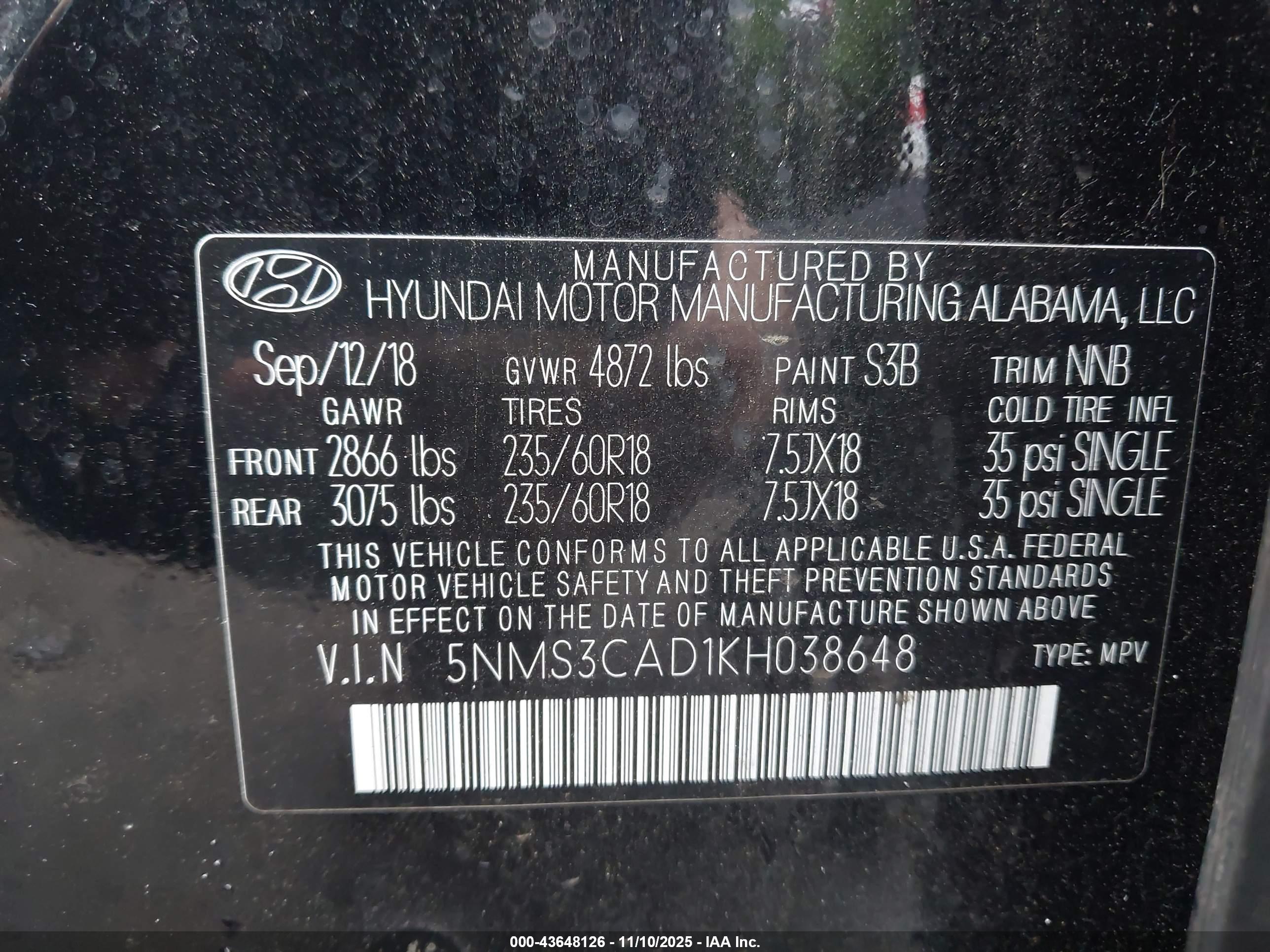 HYUNDAI SANTA image 9