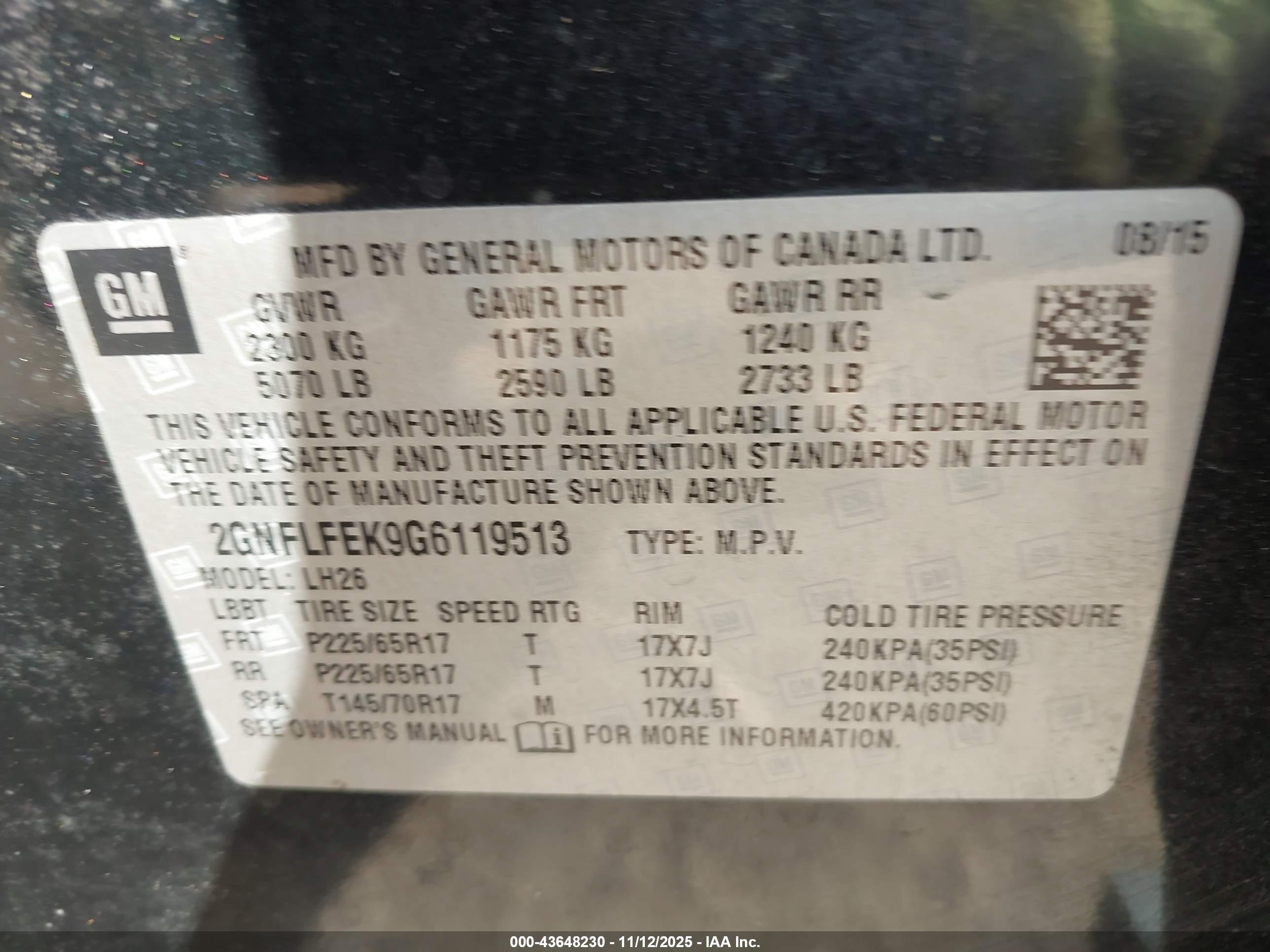 CHEVROLET EQUINOX image 9