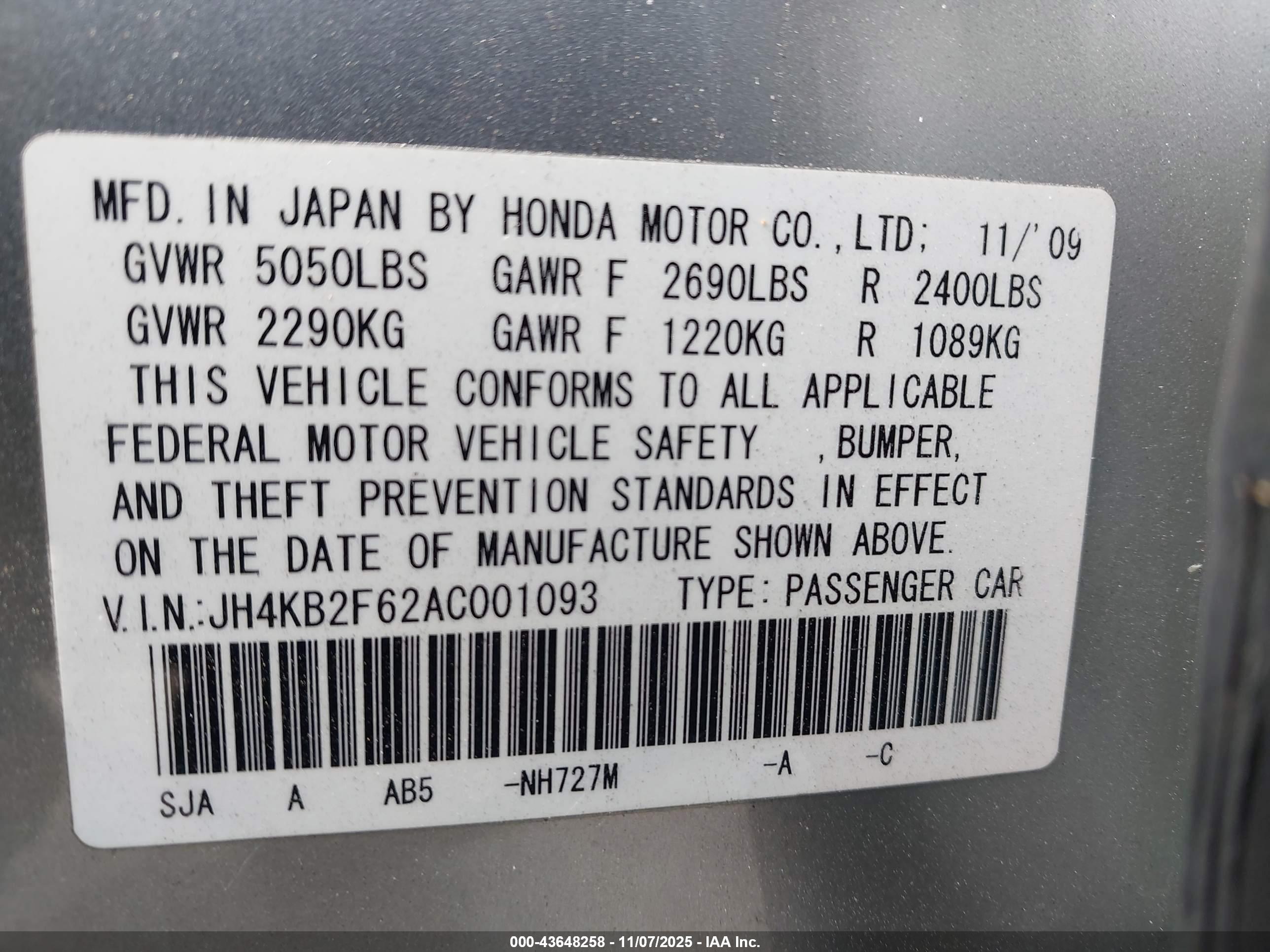 ACURA RL image 9