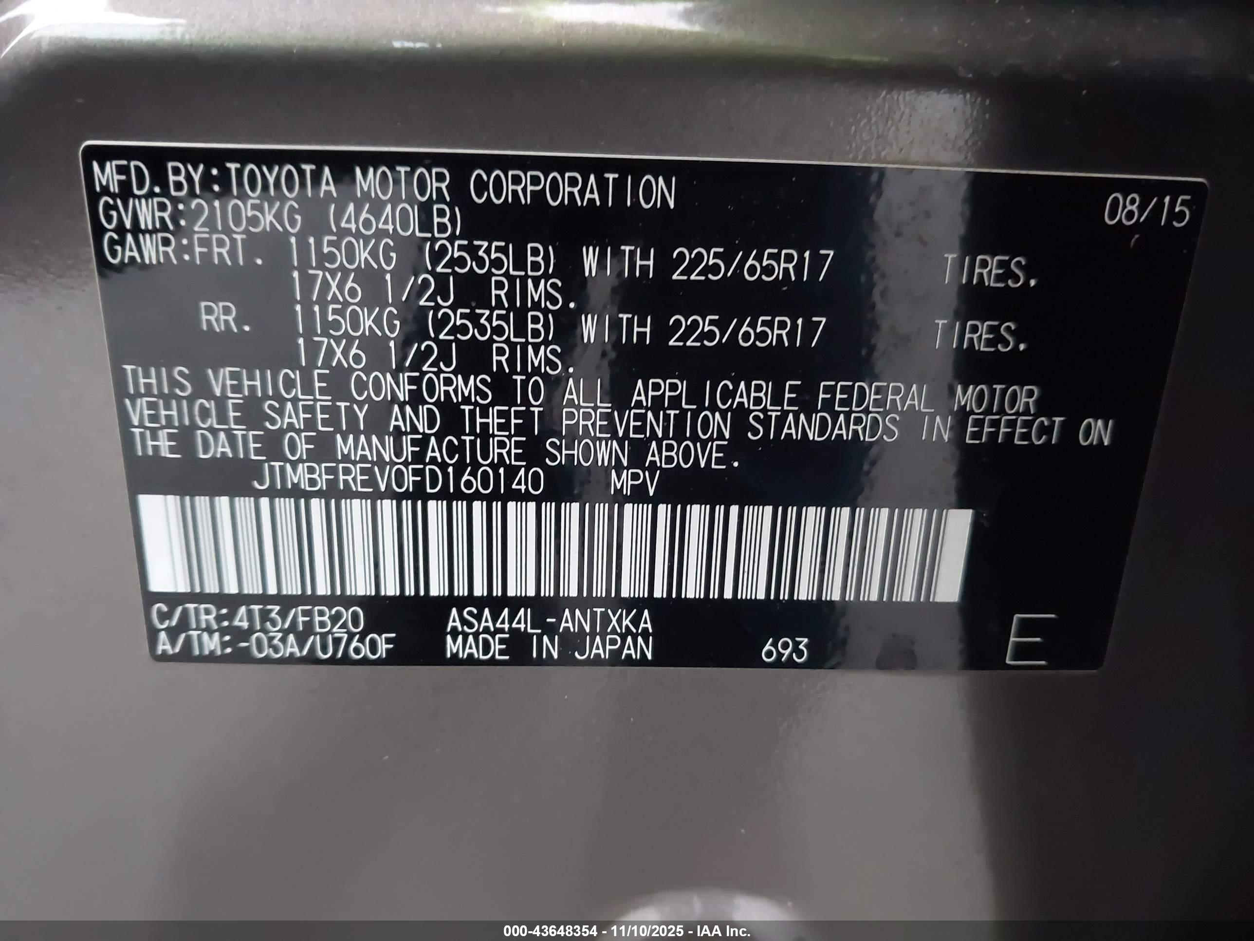 TOYOTA RAV4 image 9