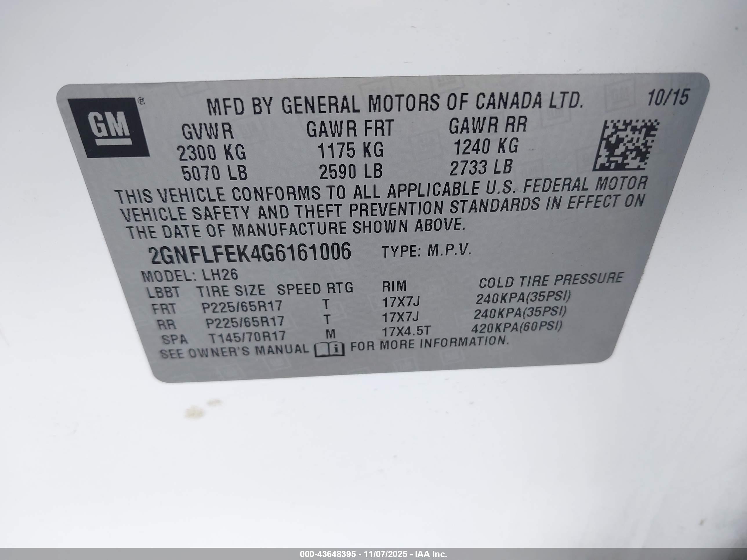 CHEVROLET EQUINOX image 9