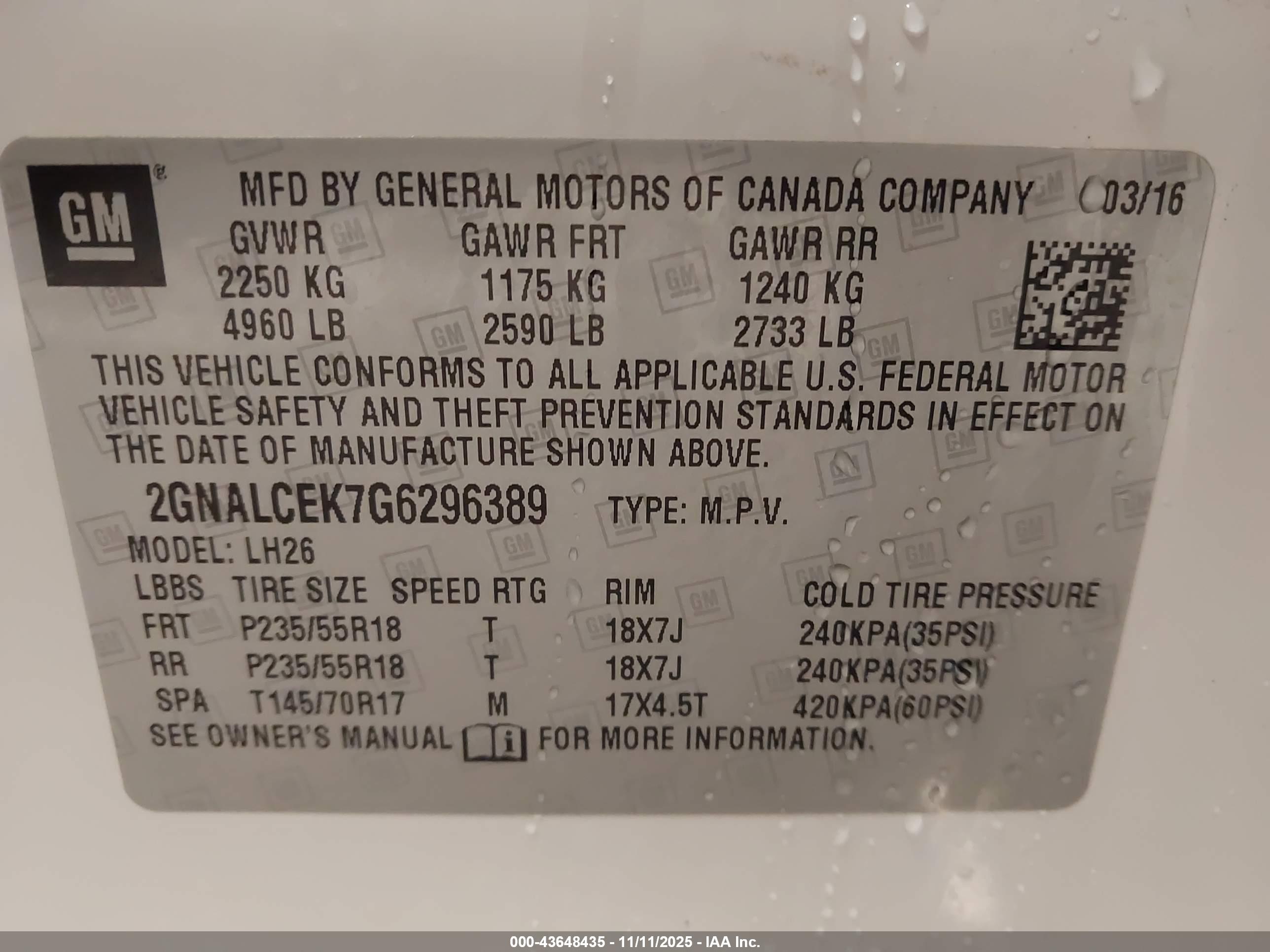 CHEVROLET EQUINOX image 9
