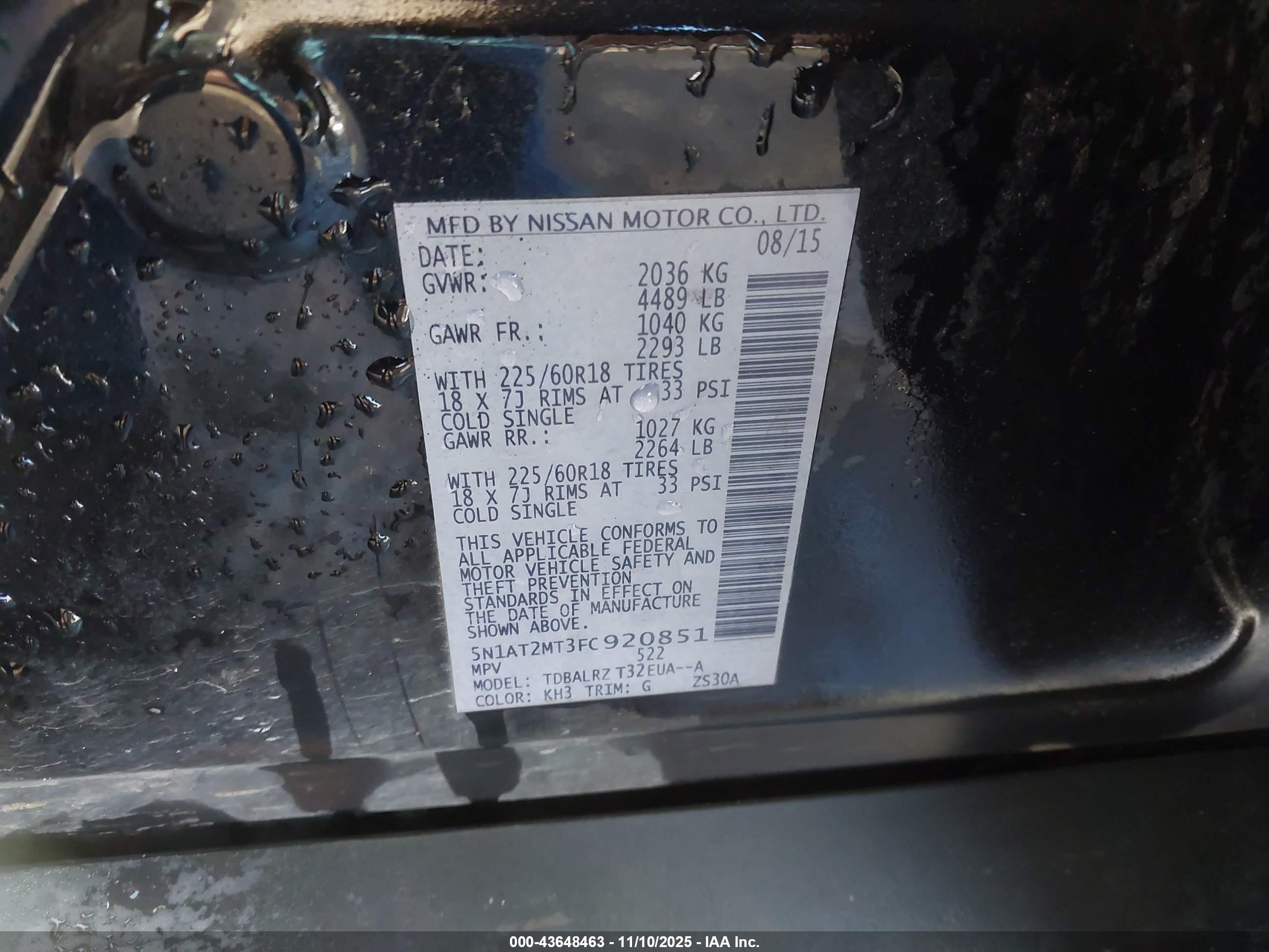 NISSAN ROGUE image 9