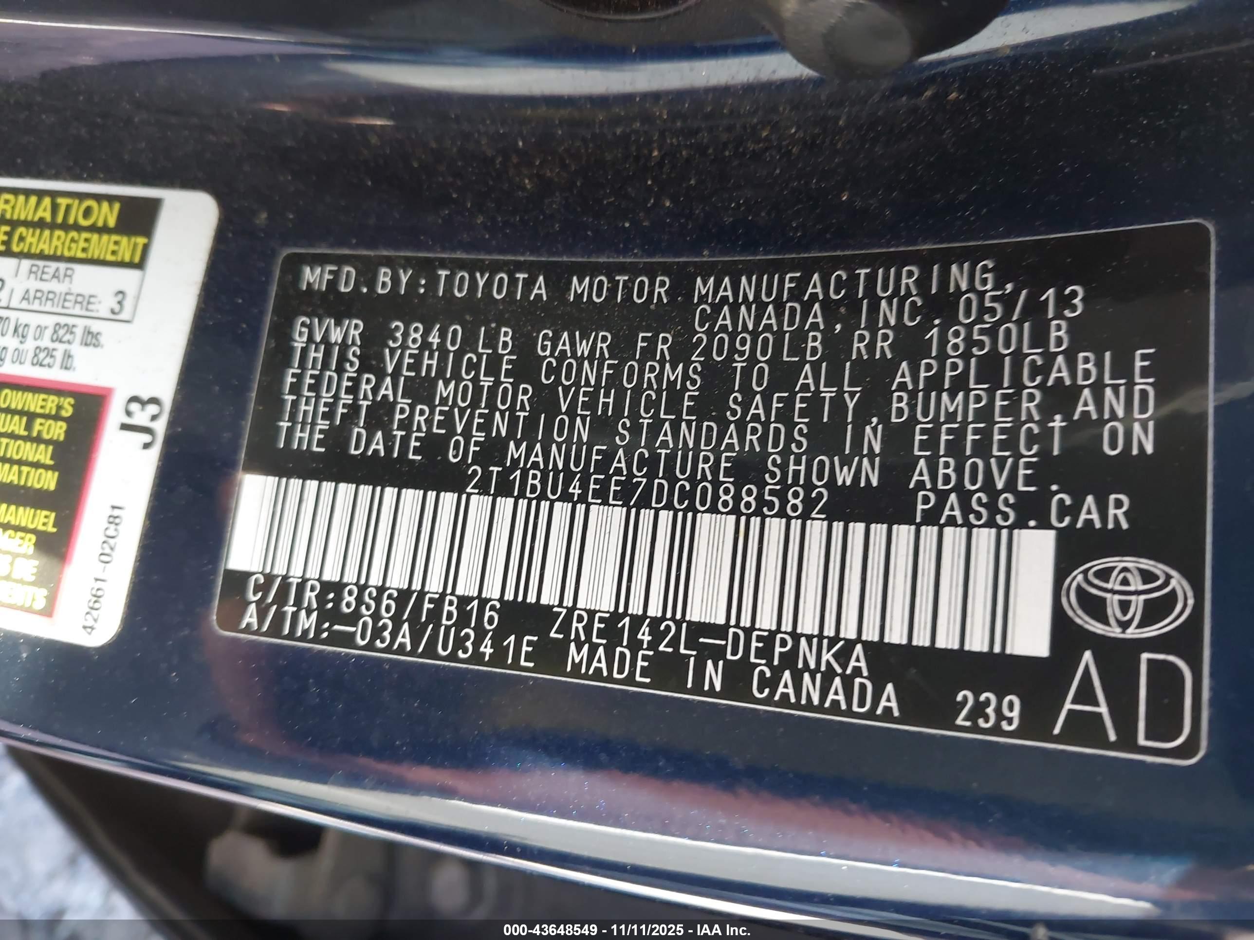 TOYOTA COROLLA image 9