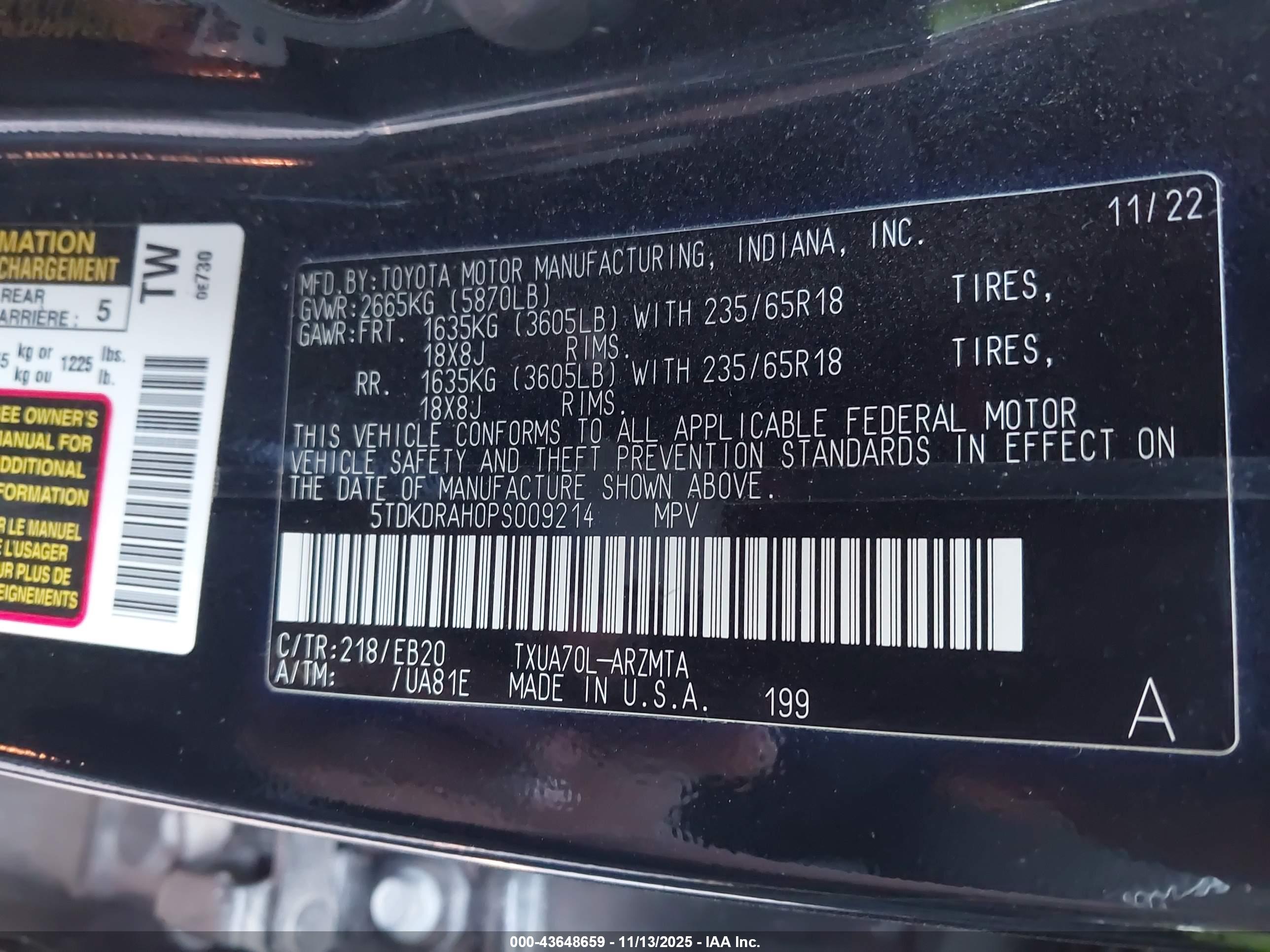 TOYOTA HIGHLANDER image 9