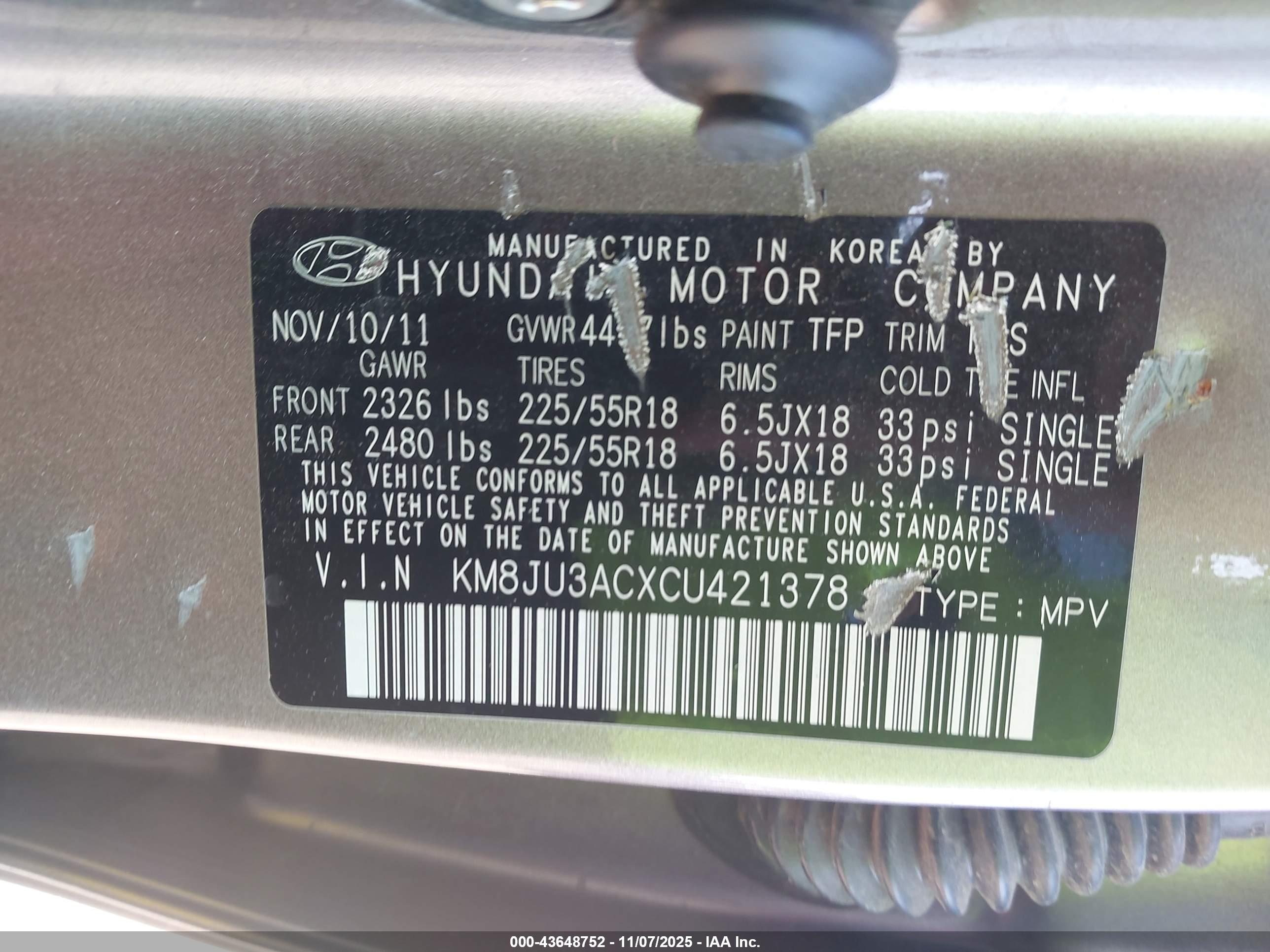 HYUNDAI TUCSON image 9