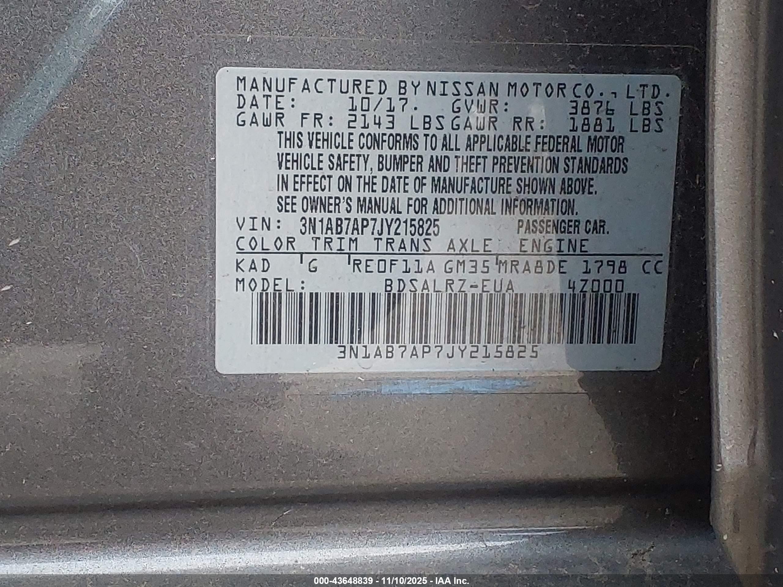 NISSAN SENTRA image 9