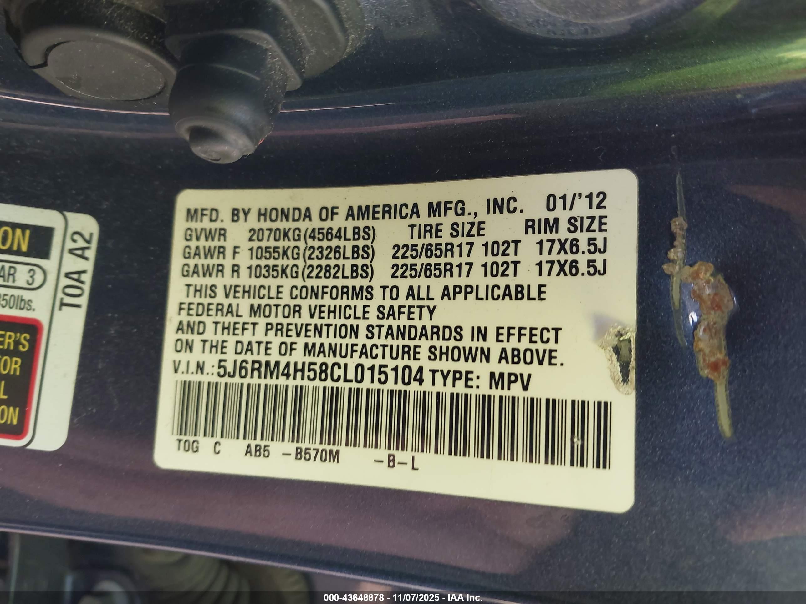 HONDA CR-V image 9