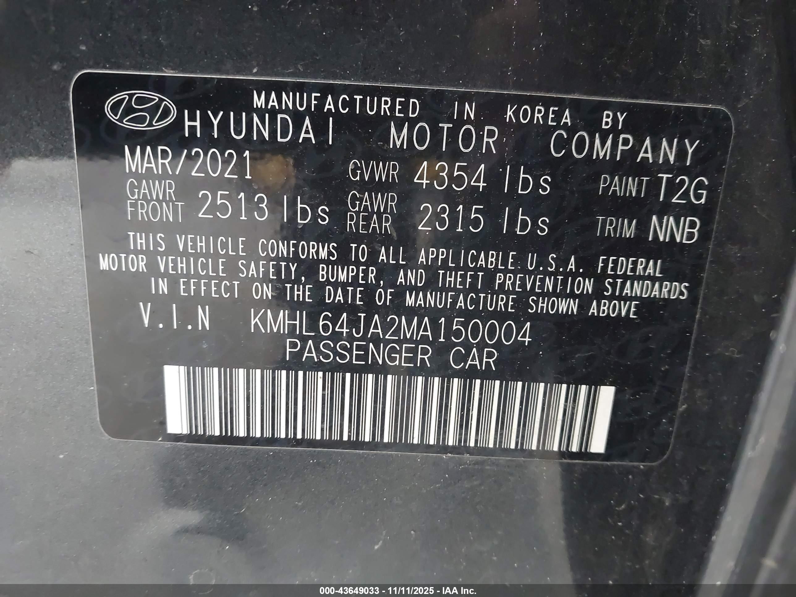HYUNDAI SONATA image 9