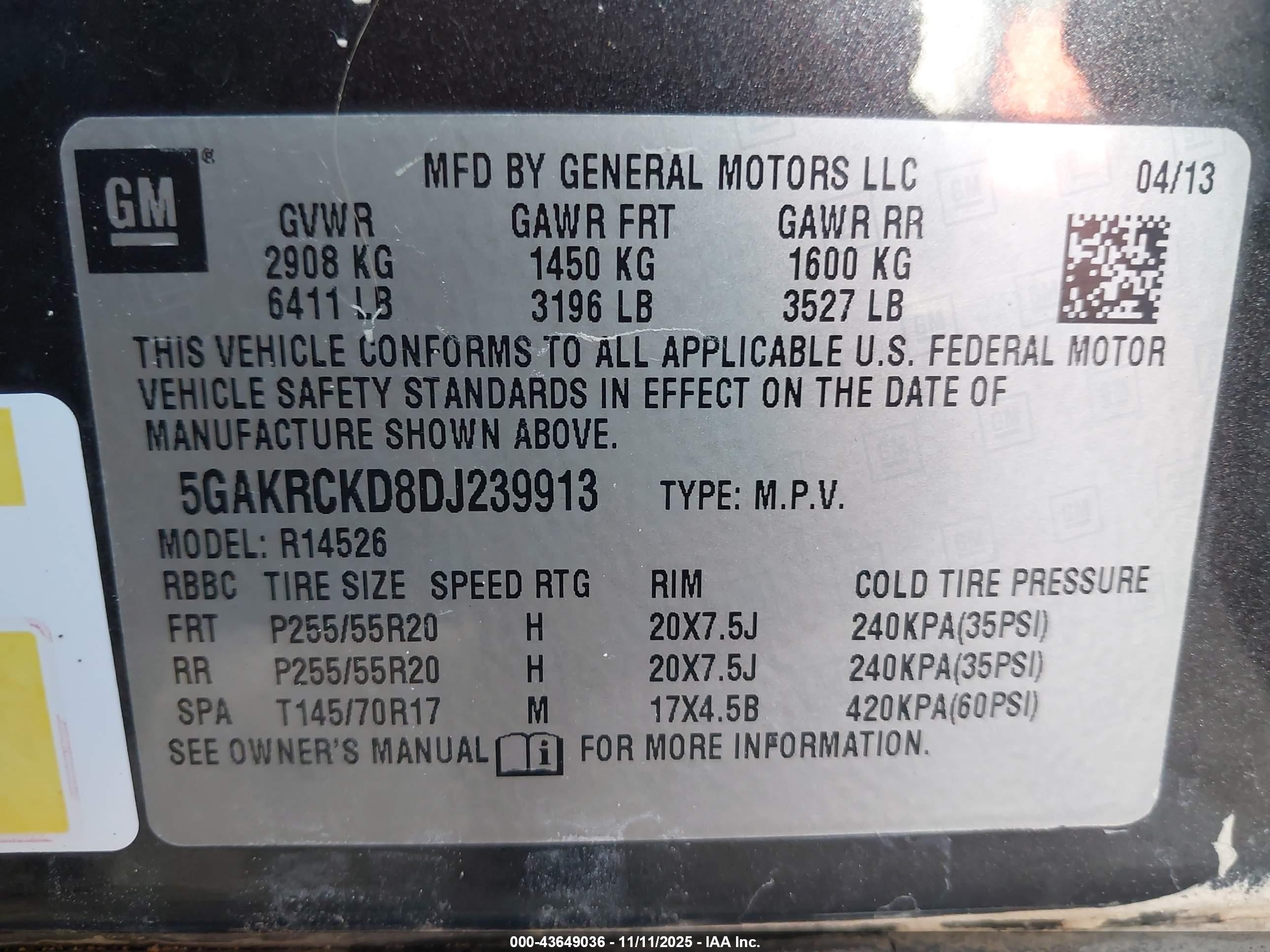 BUICK ENCLAVE image 9