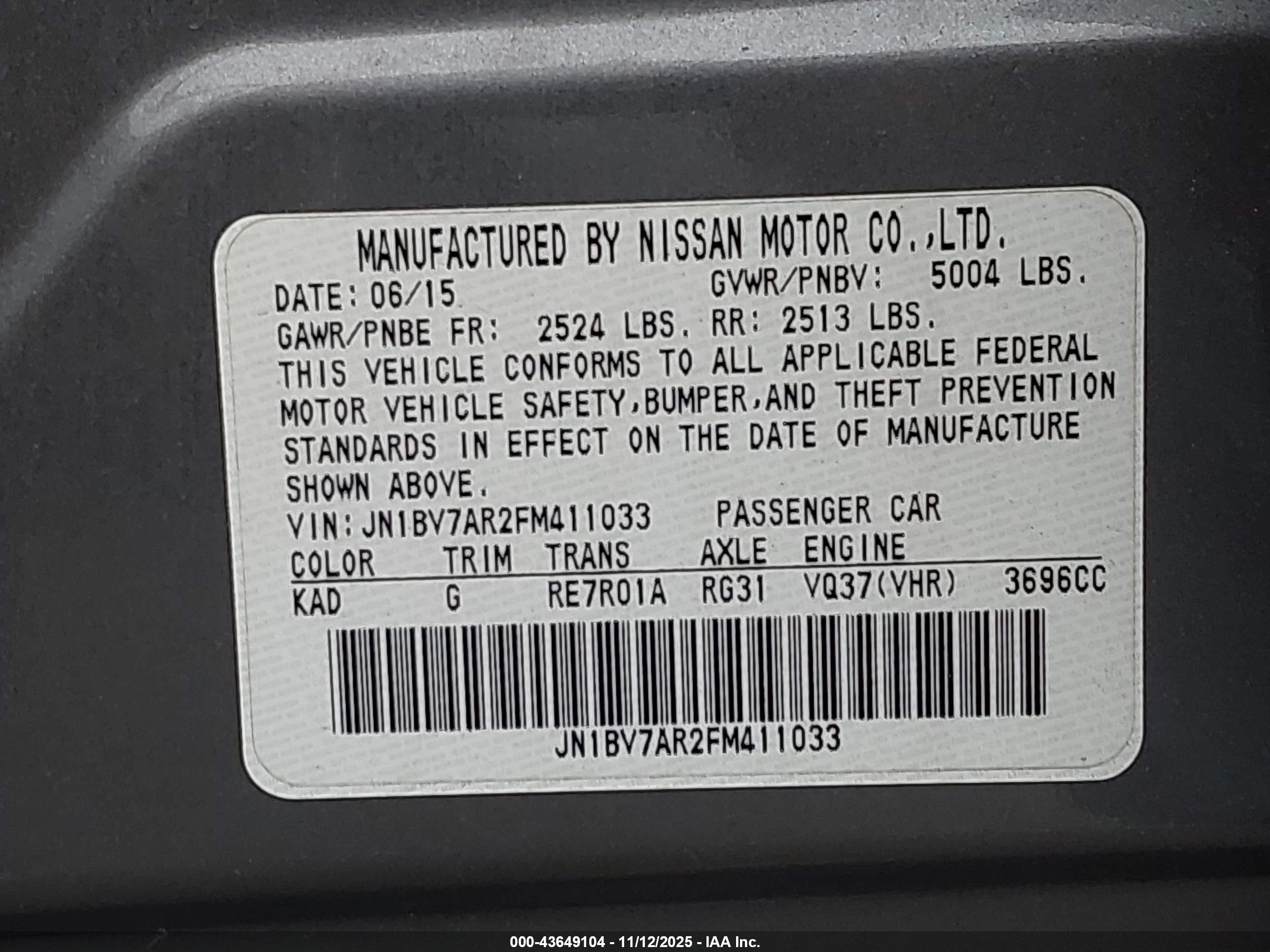 INFINITI Q50 image 9