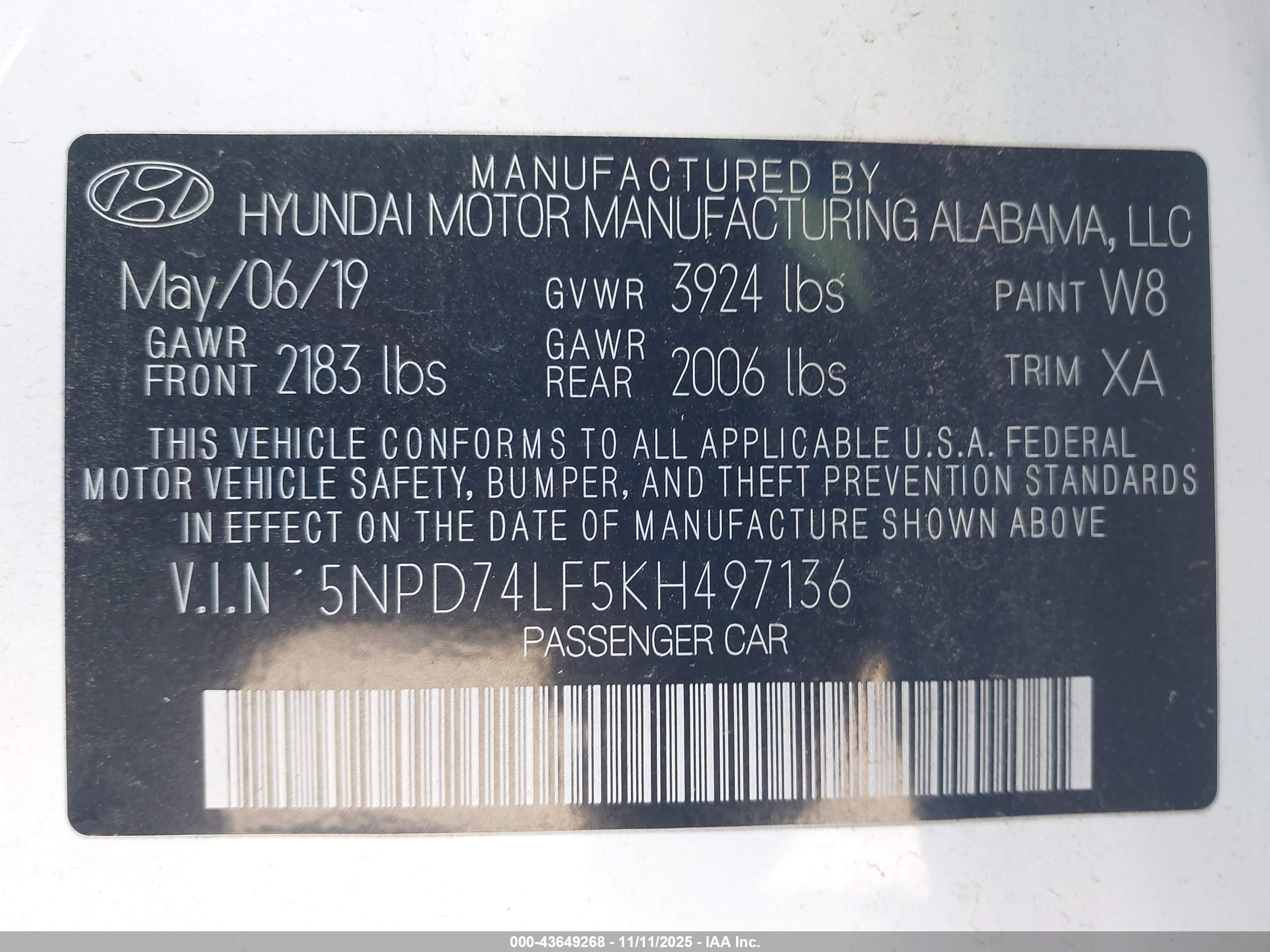 HYUNDAI ELANTRA image 9