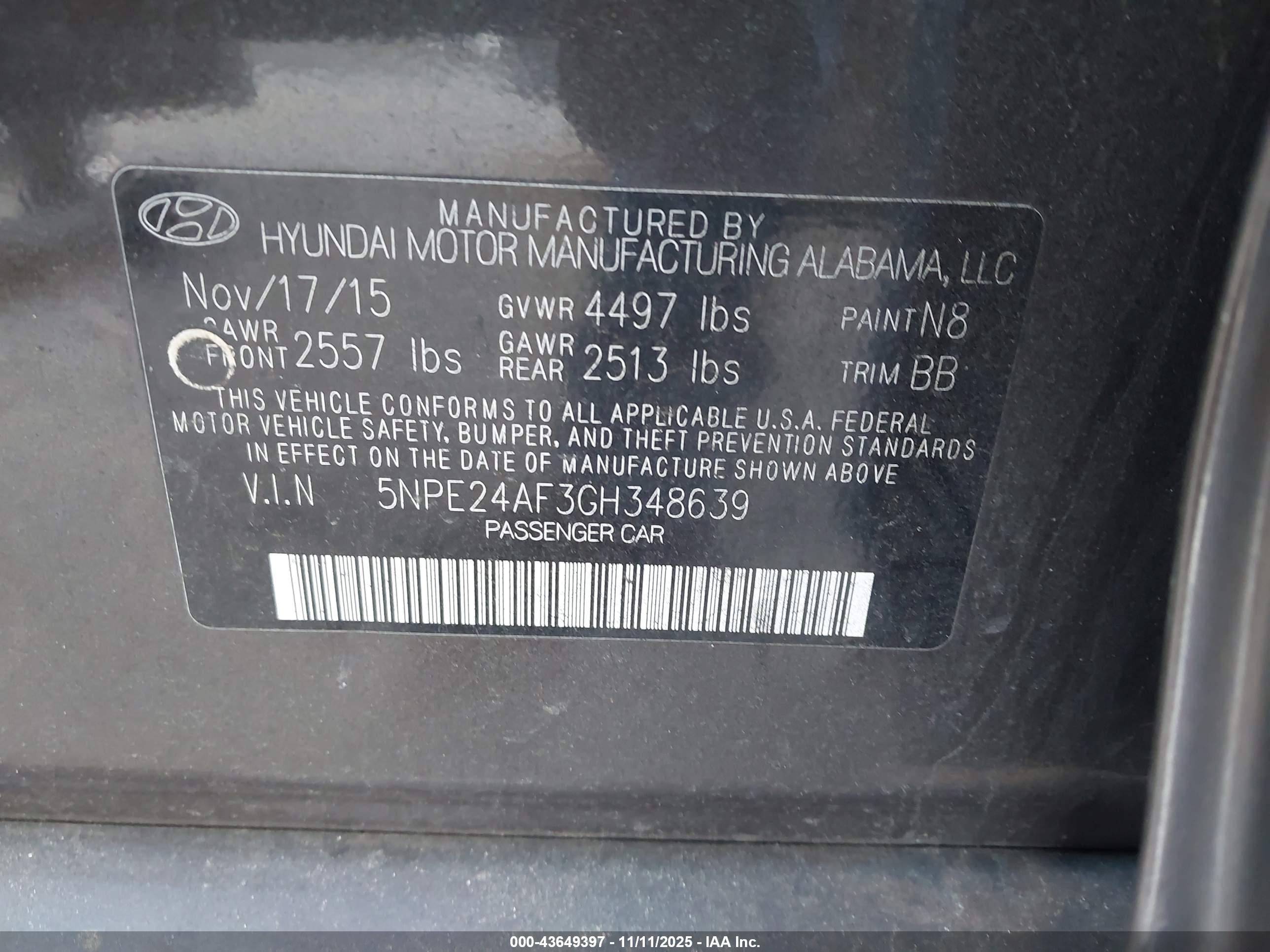 HYUNDAI SONATA image 9