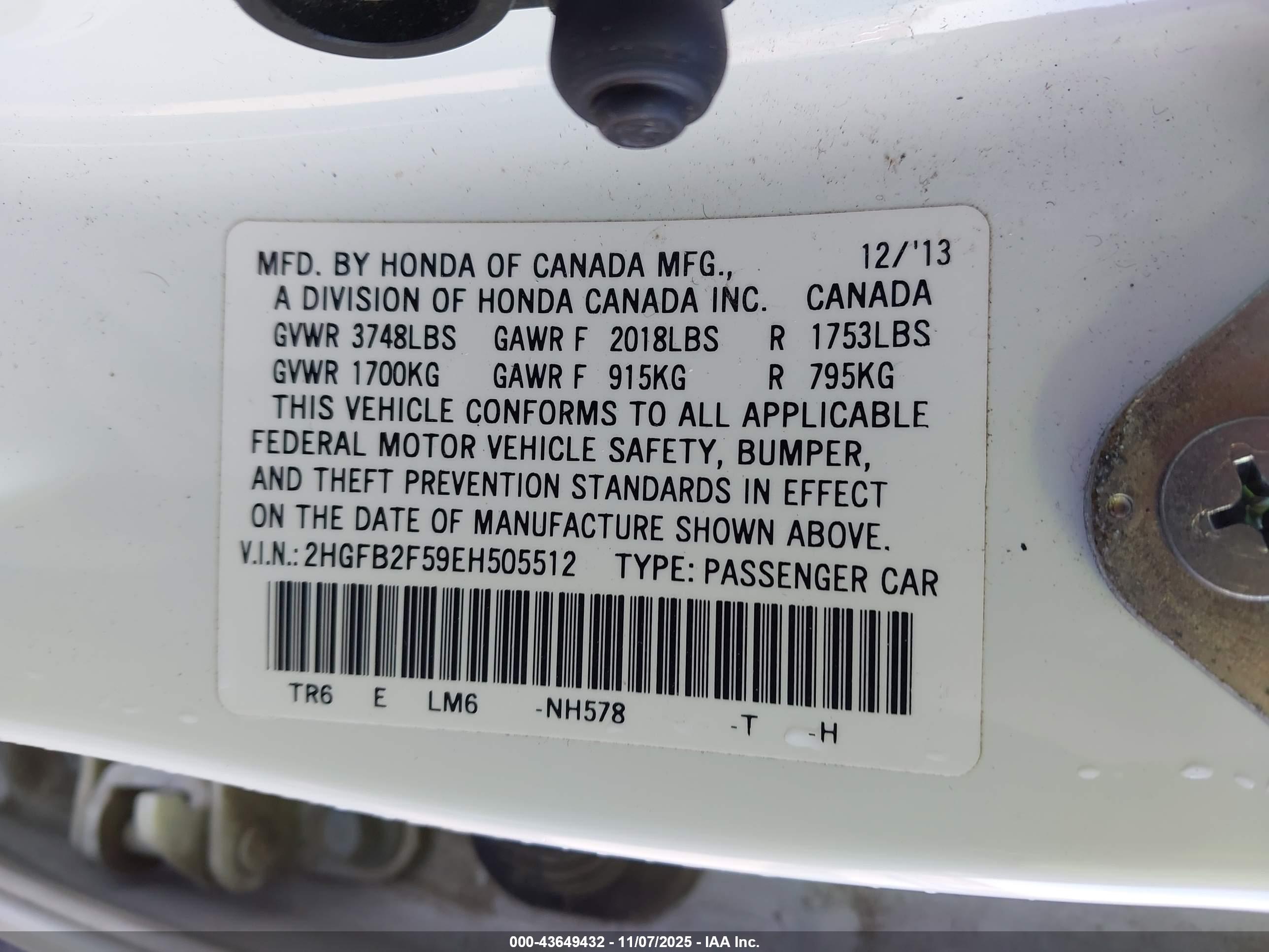 HONDA CIVIC image 9
