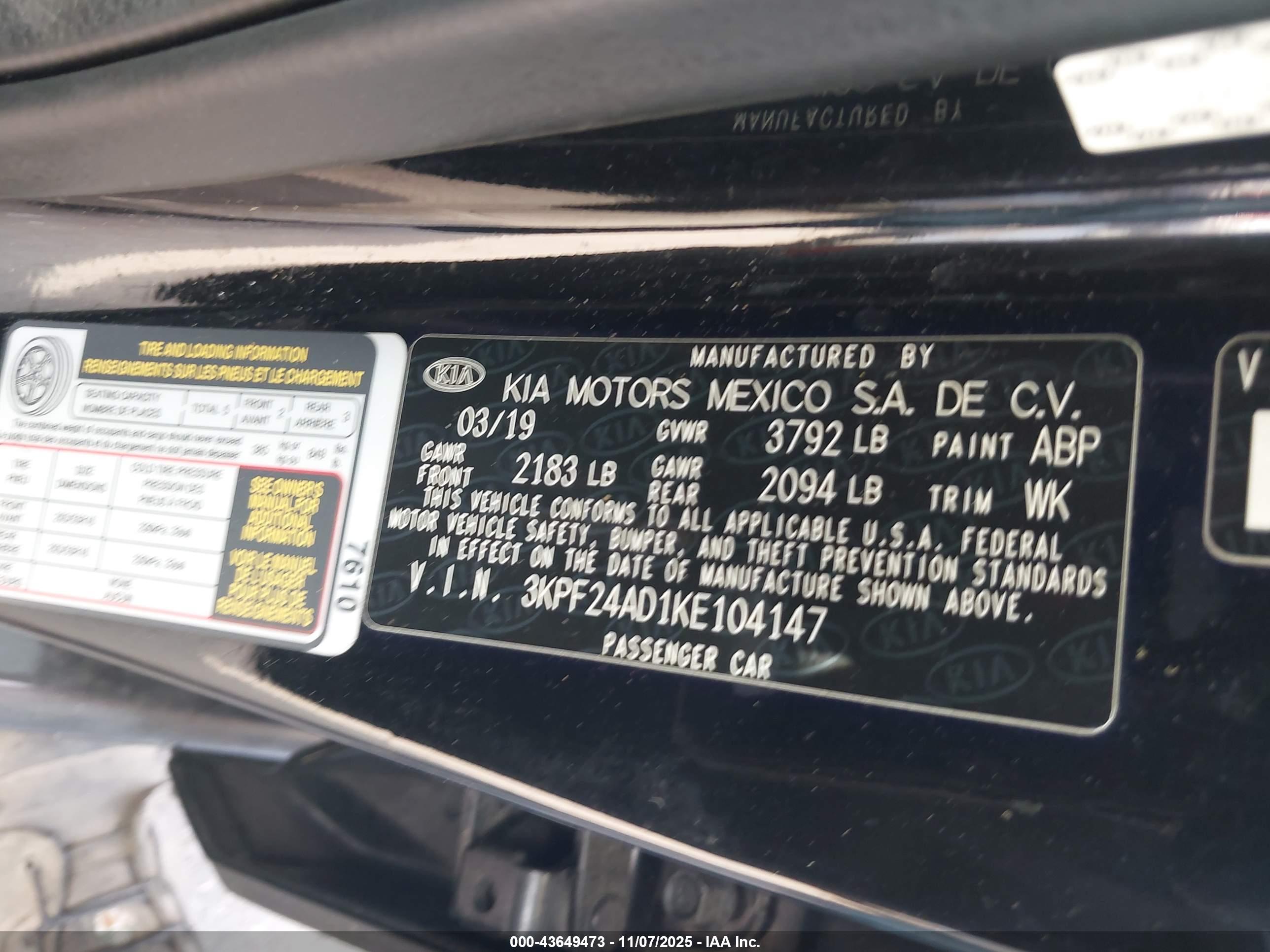 KIA FORTE image 9