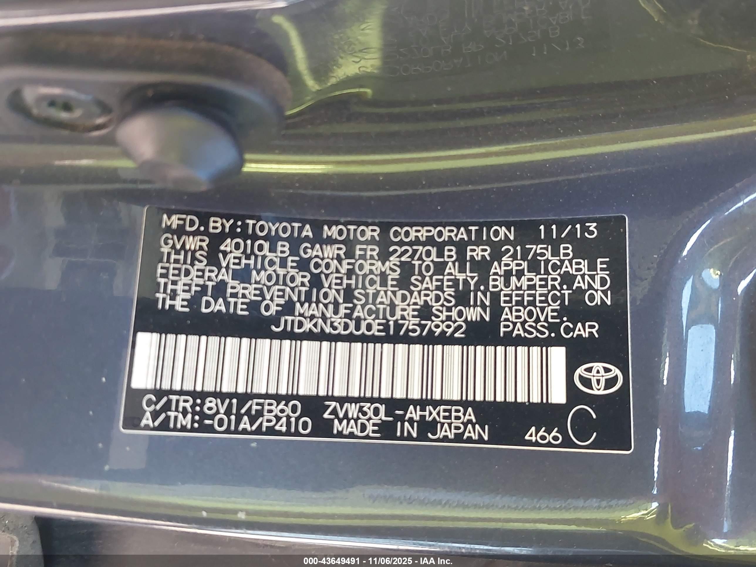 TOYOTA PRIUS image 9