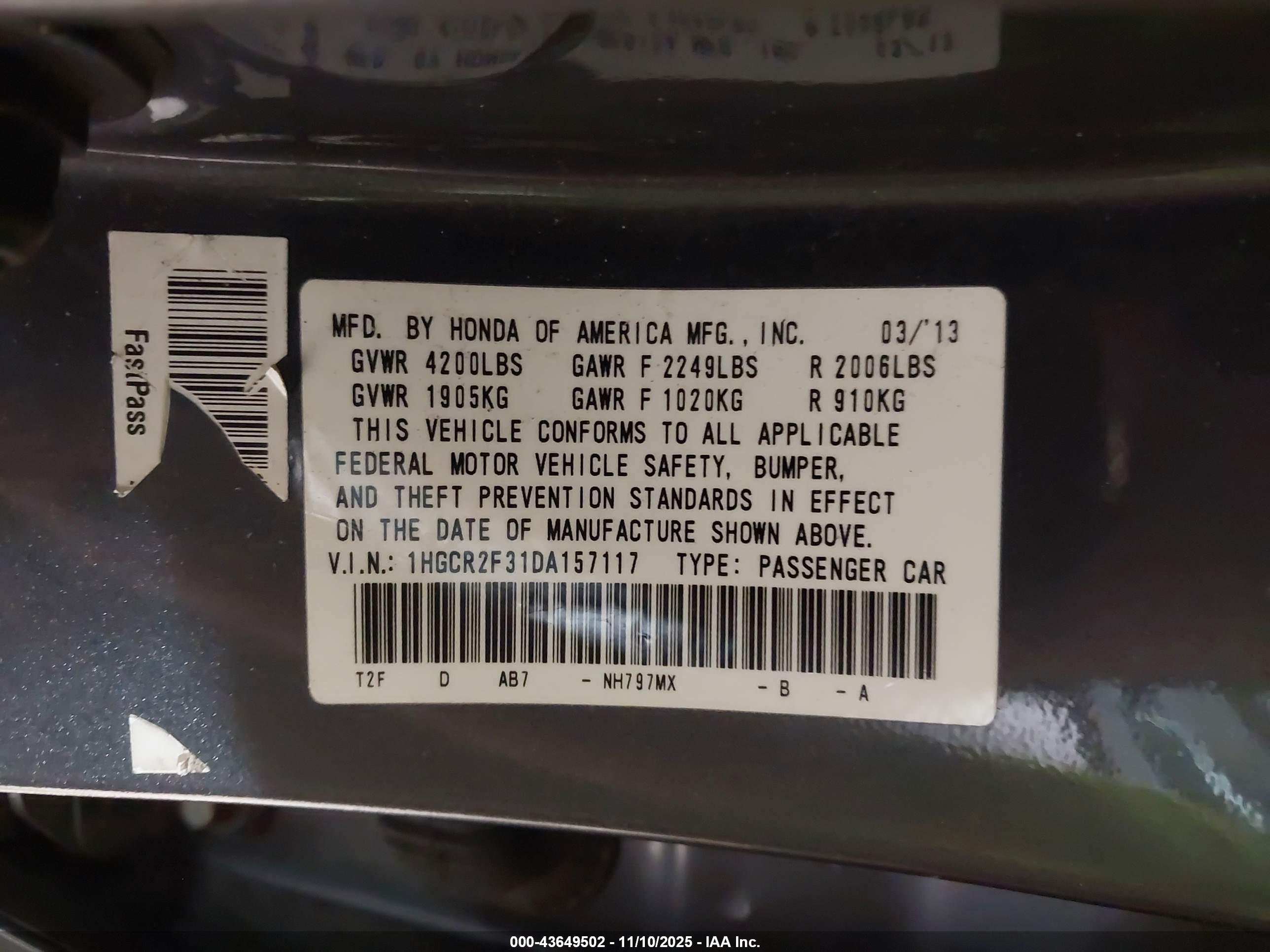 HONDA ACCORD image 9