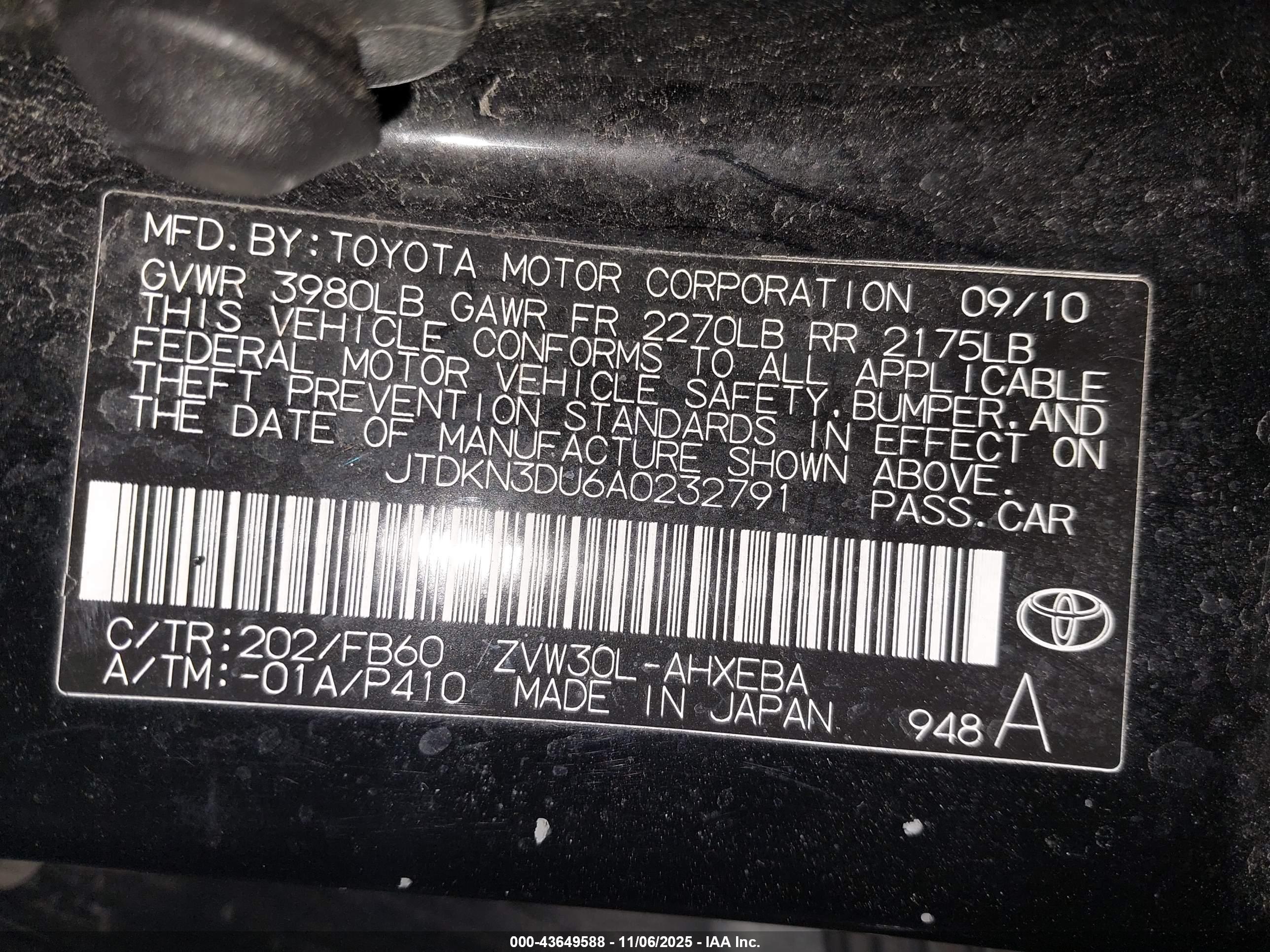 TOYOTA PRIUS image 9