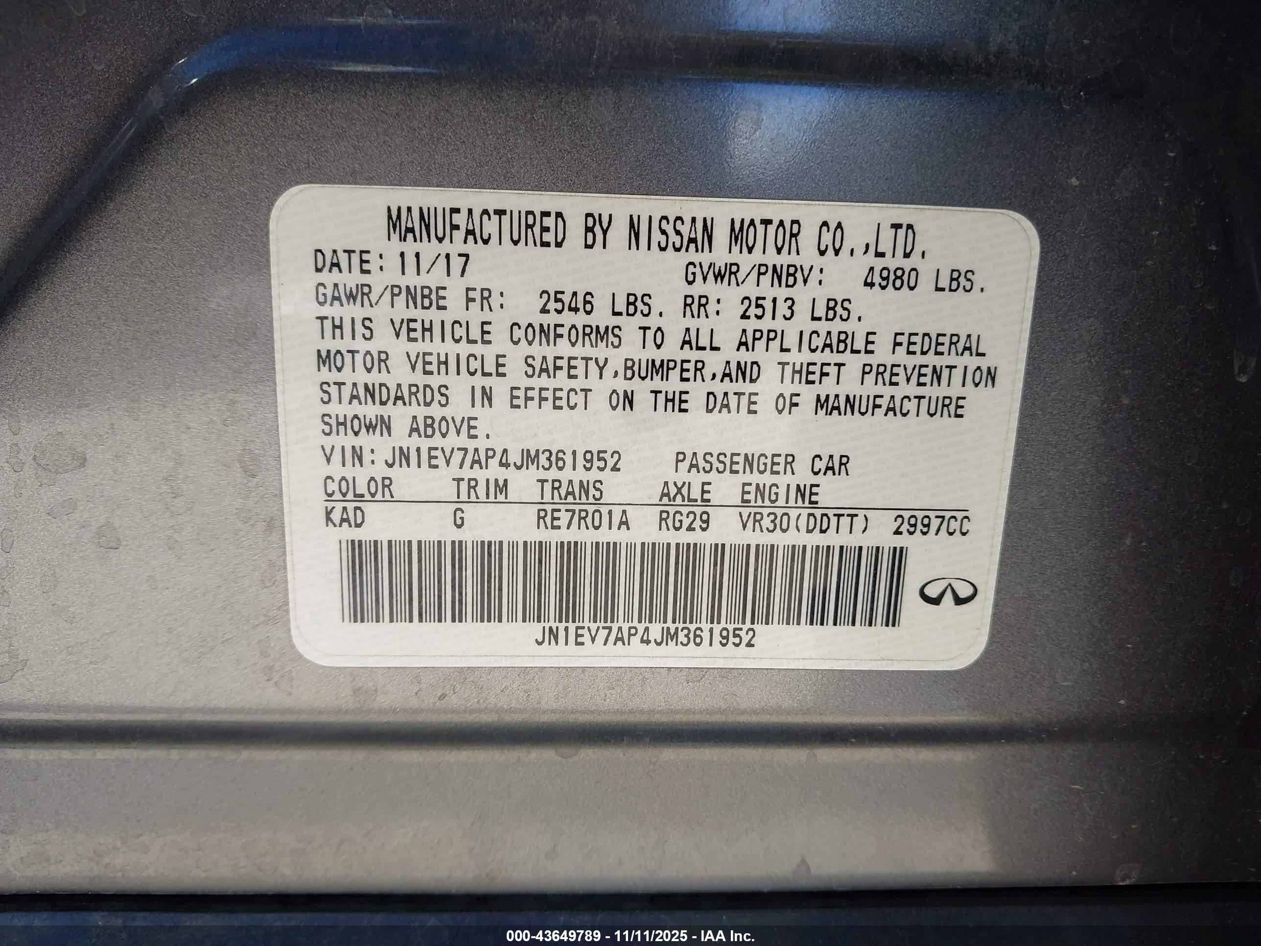 INFINITI Q50 image 9