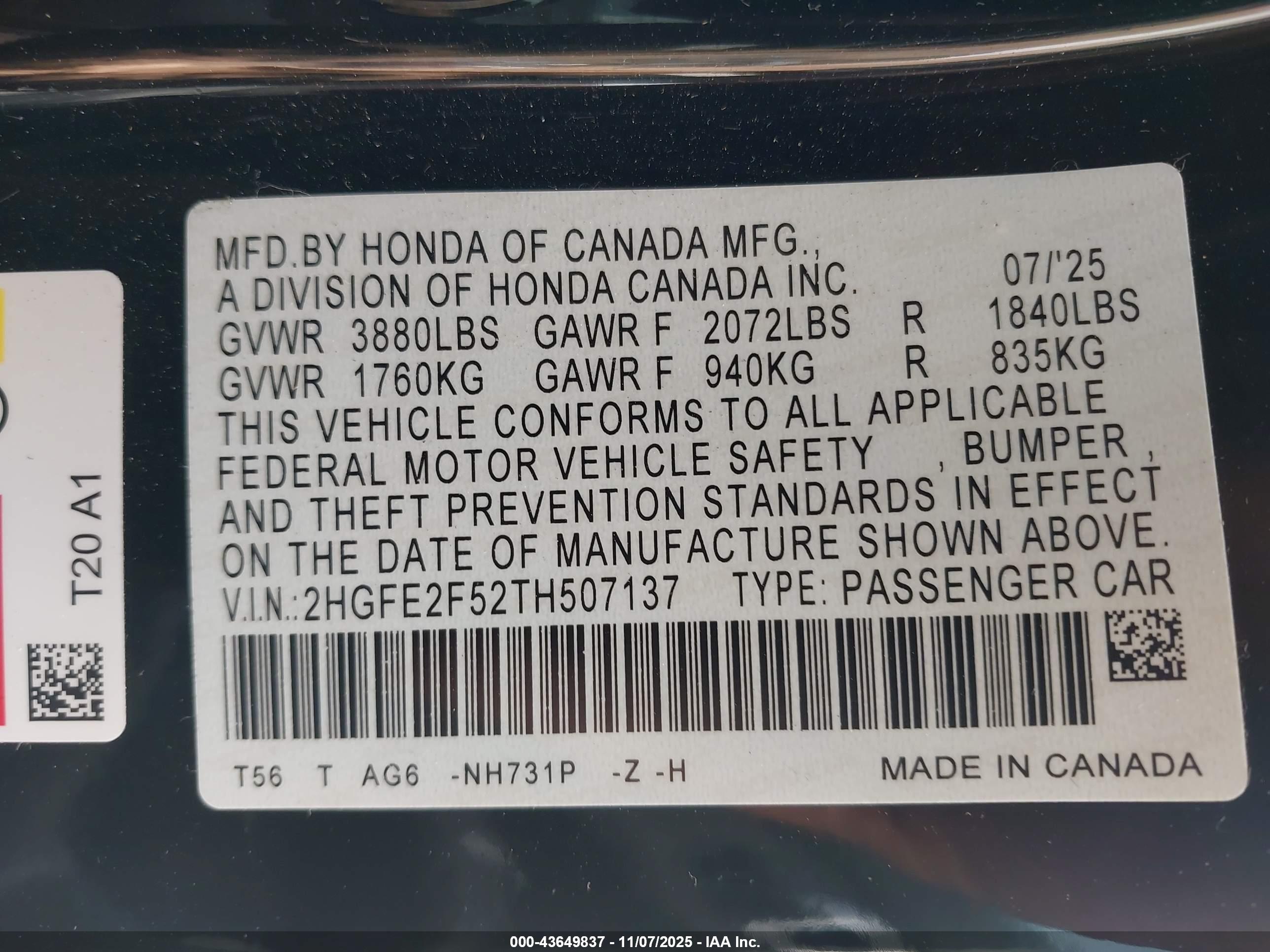 HONDA CIVIC image 9