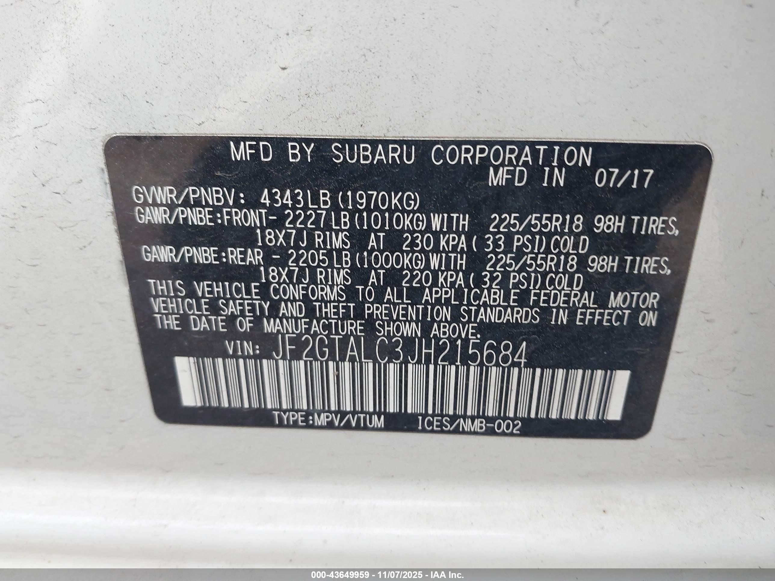SUBARU CROSSTREK image 9