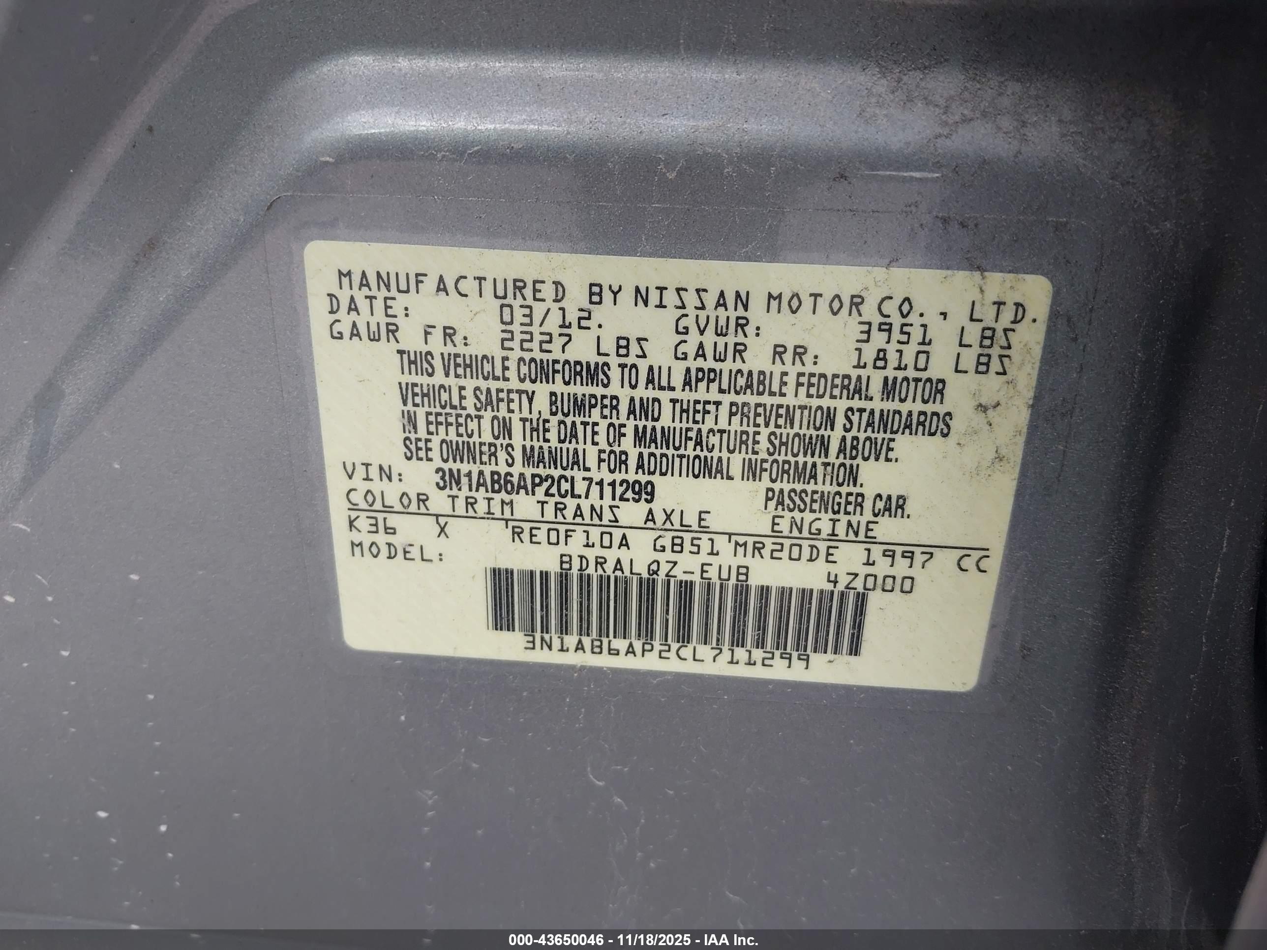NISSAN SENTRA image 9