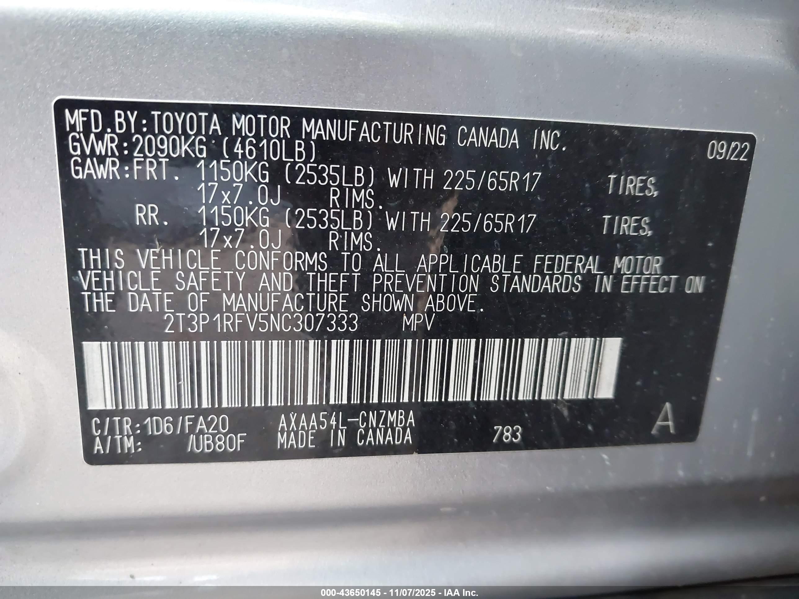 TOYOTA RAV4 image 9