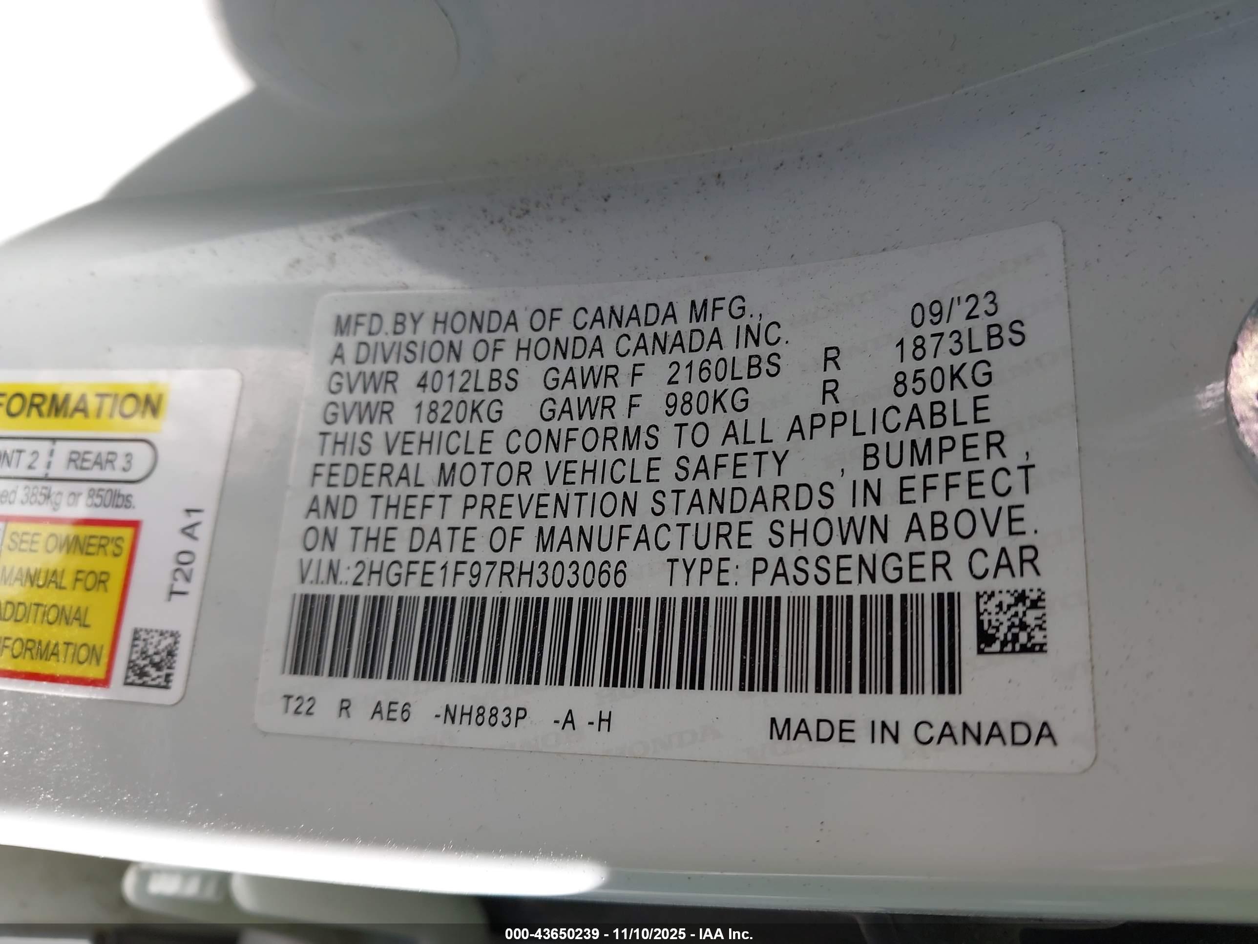 HONDA CIVIC image 9