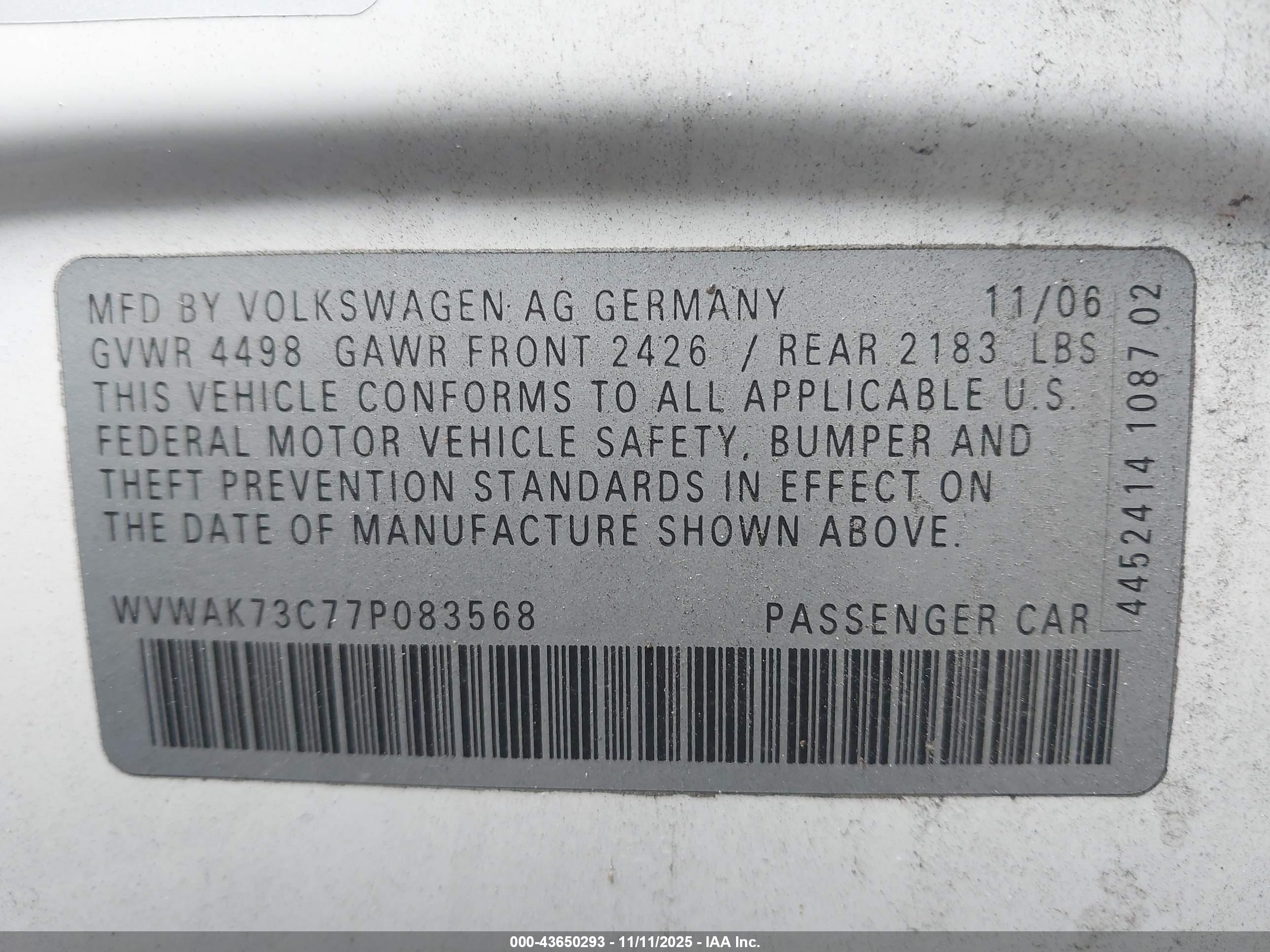 VOLKSWAGEN PASSAT image 9