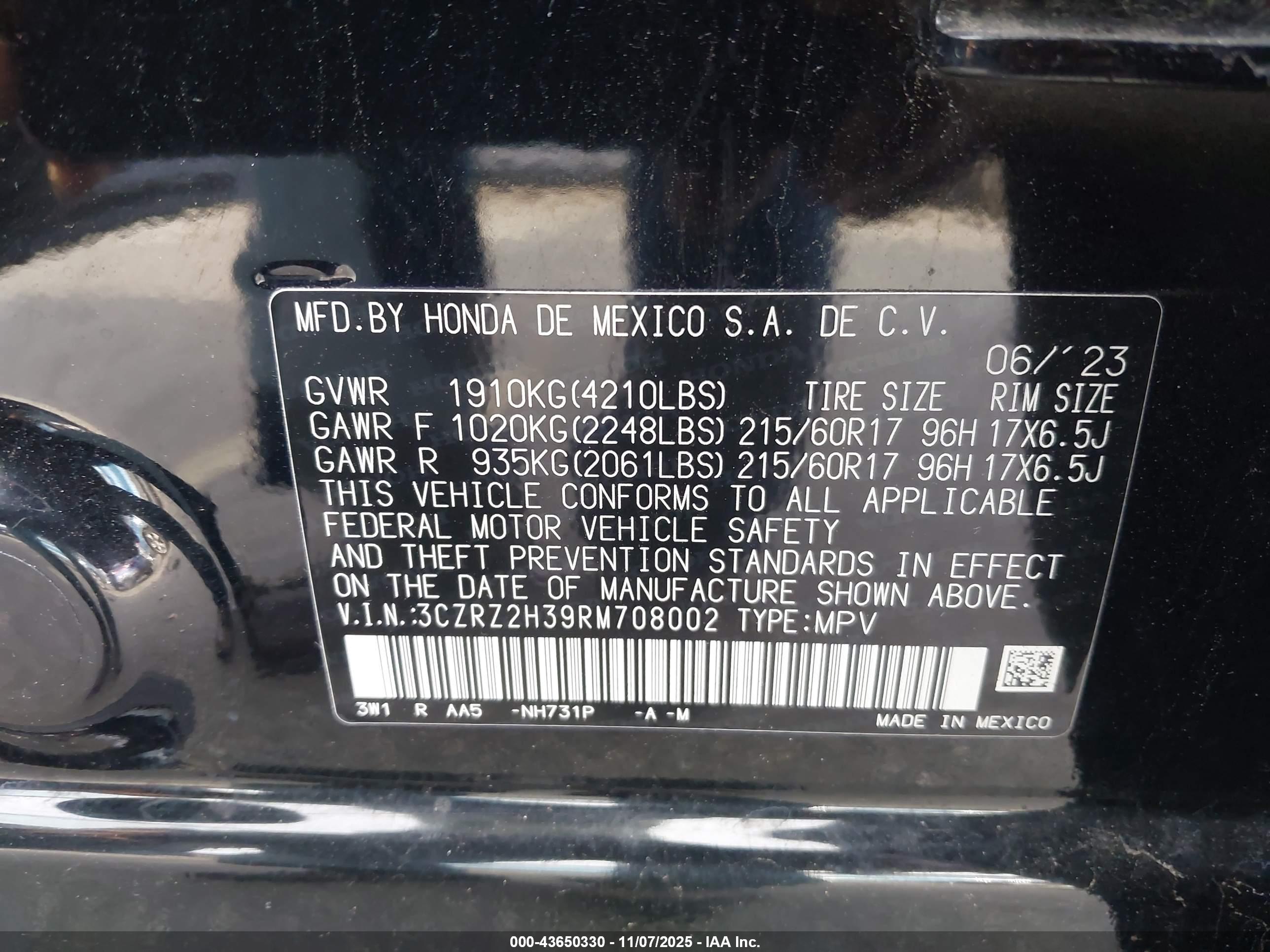 HONDA HR-V image 9