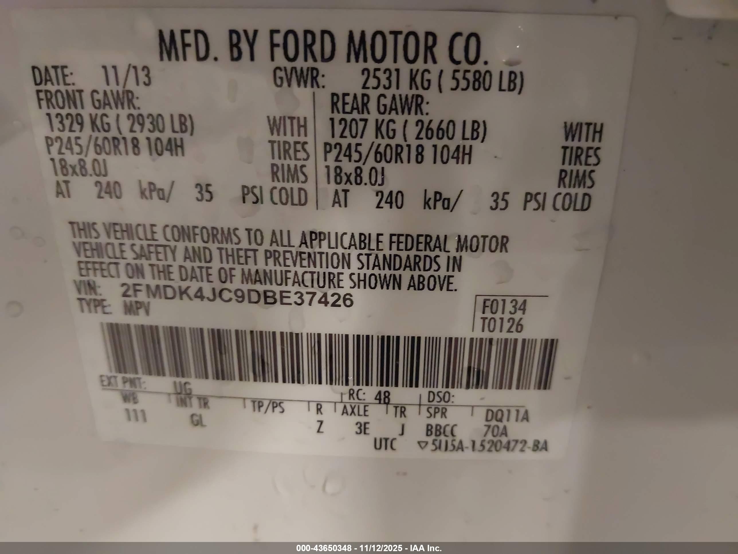 FORD EDGE image 9