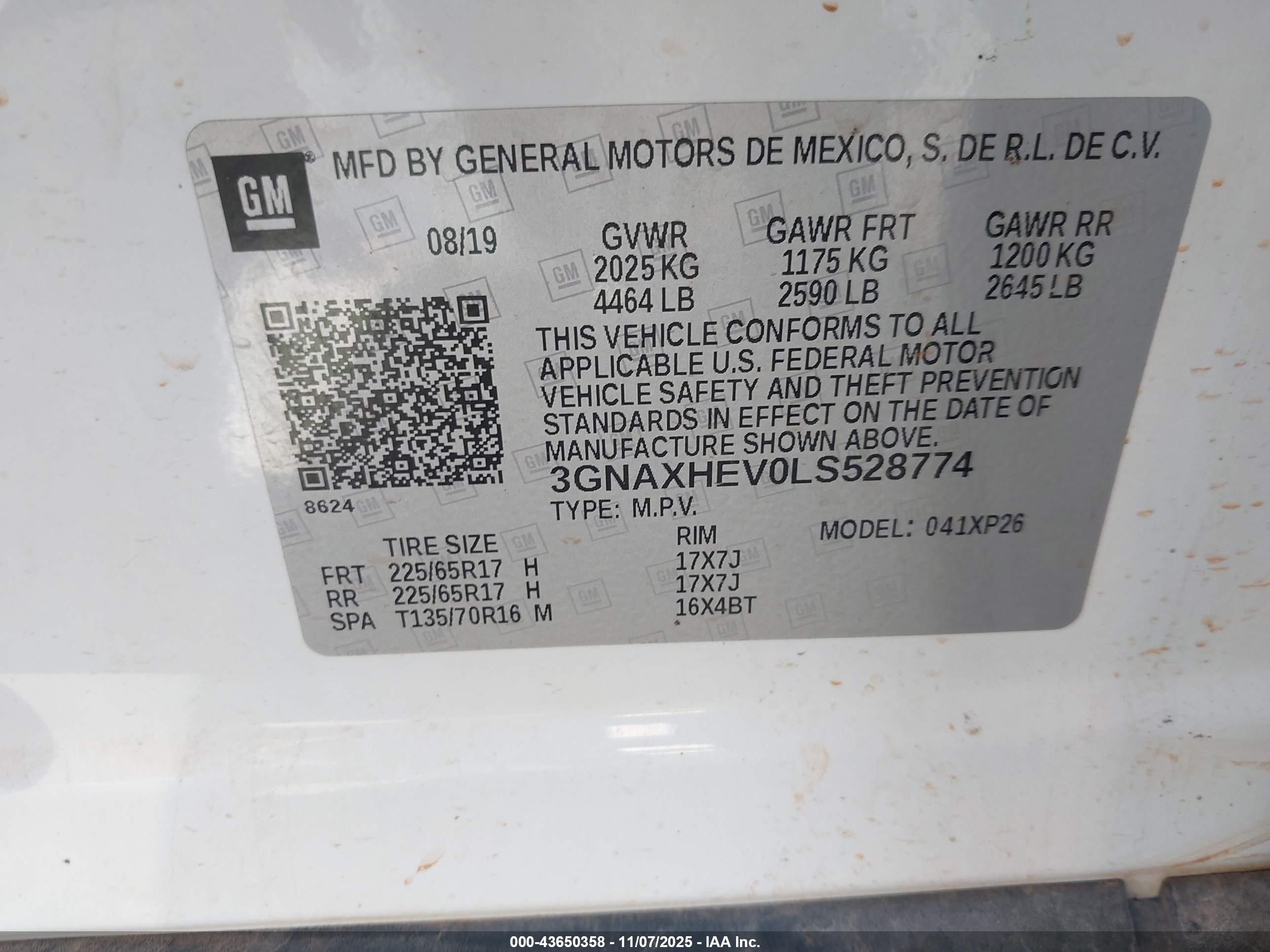 CHEVROLET EQUINOX image 9