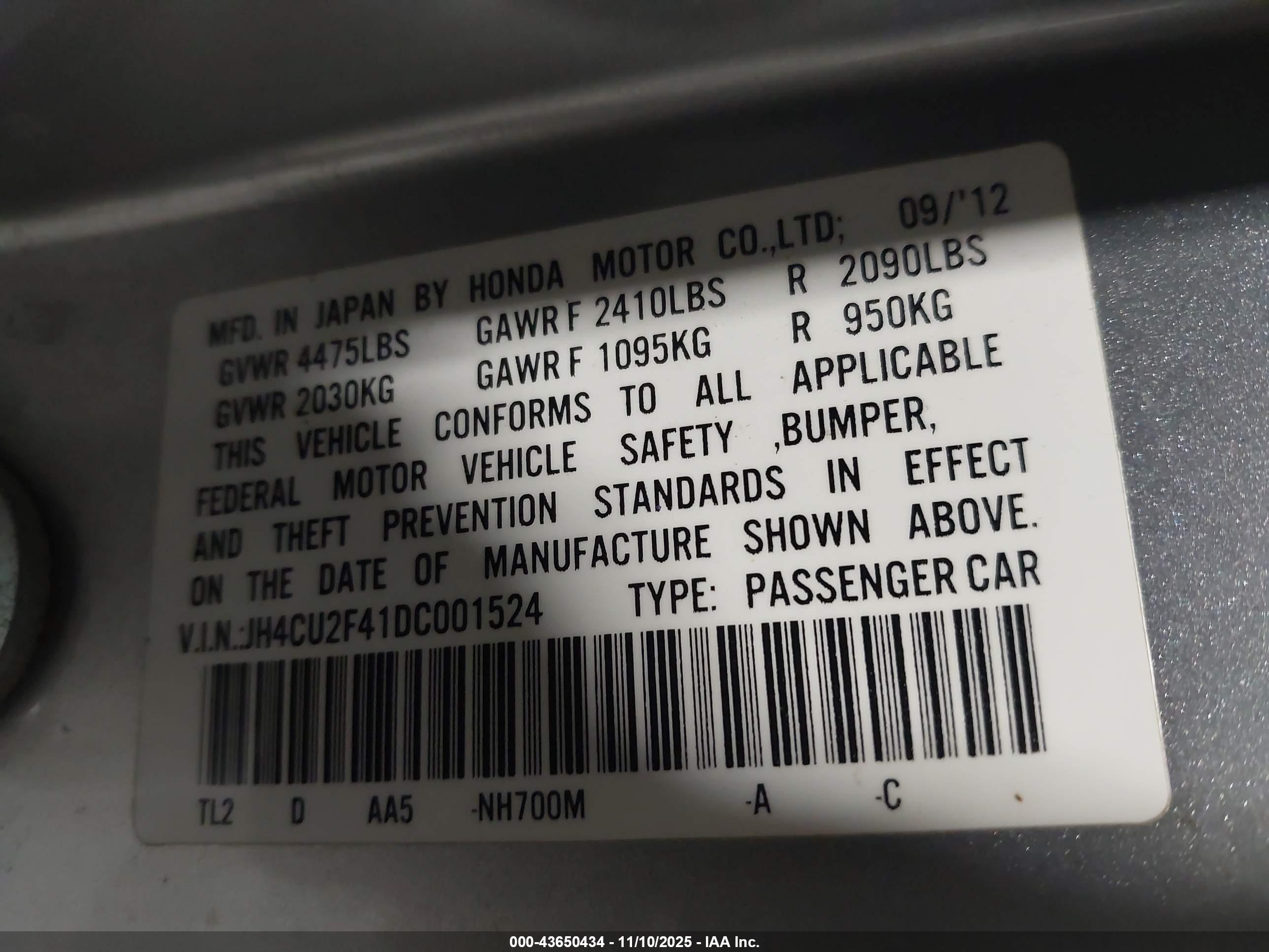 ACURA TSX image 9