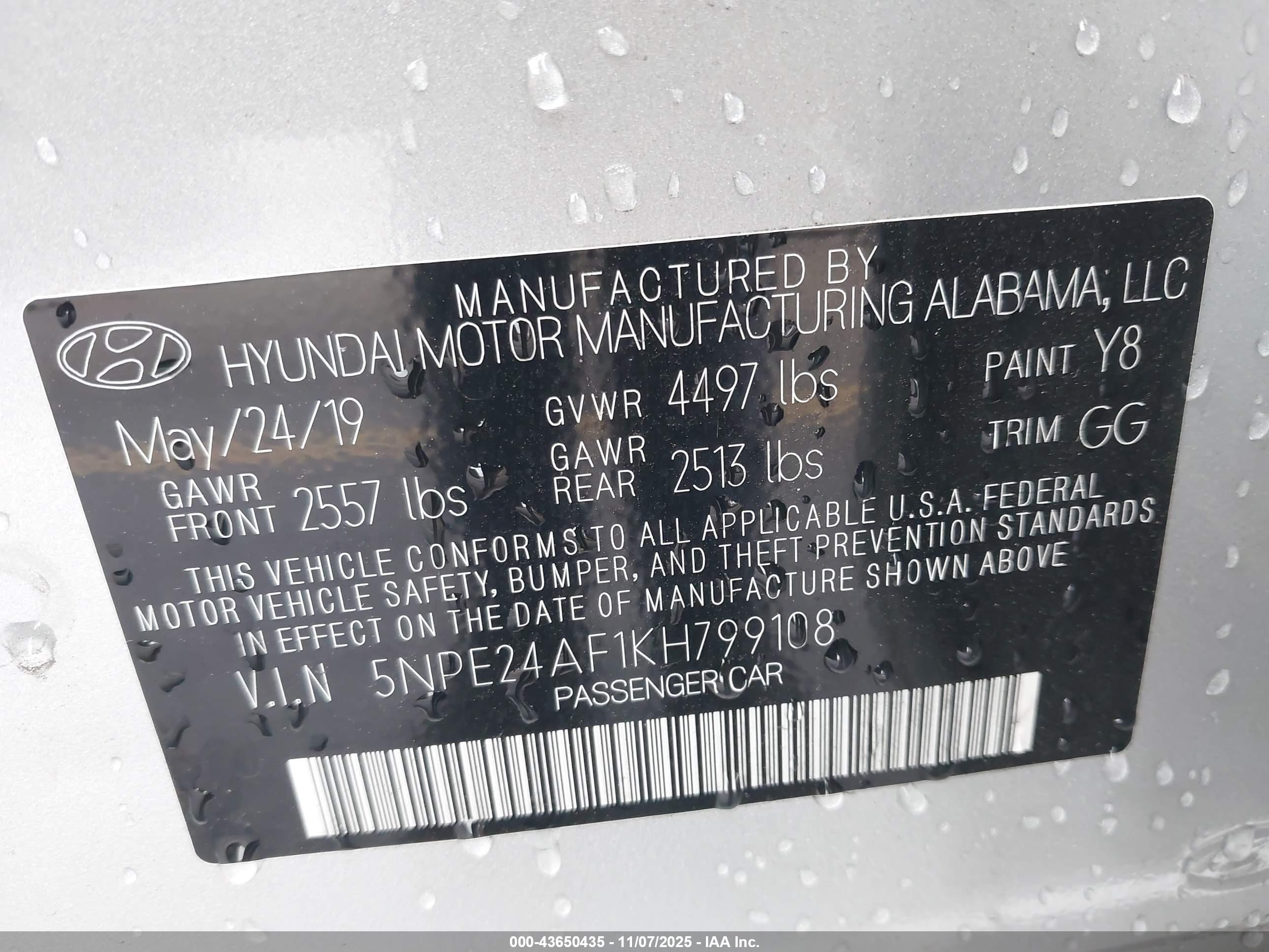 HYUNDAI SONATA image 9