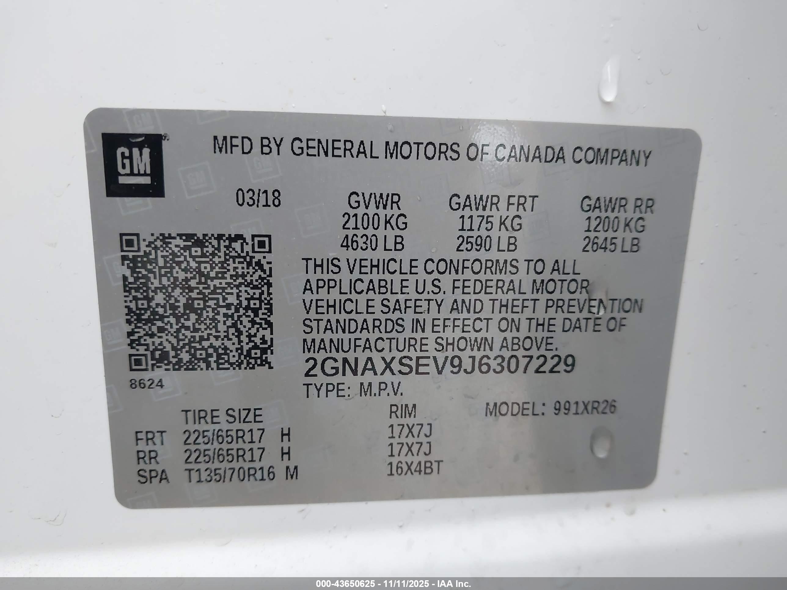CHEVROLET EQUINOX image 9