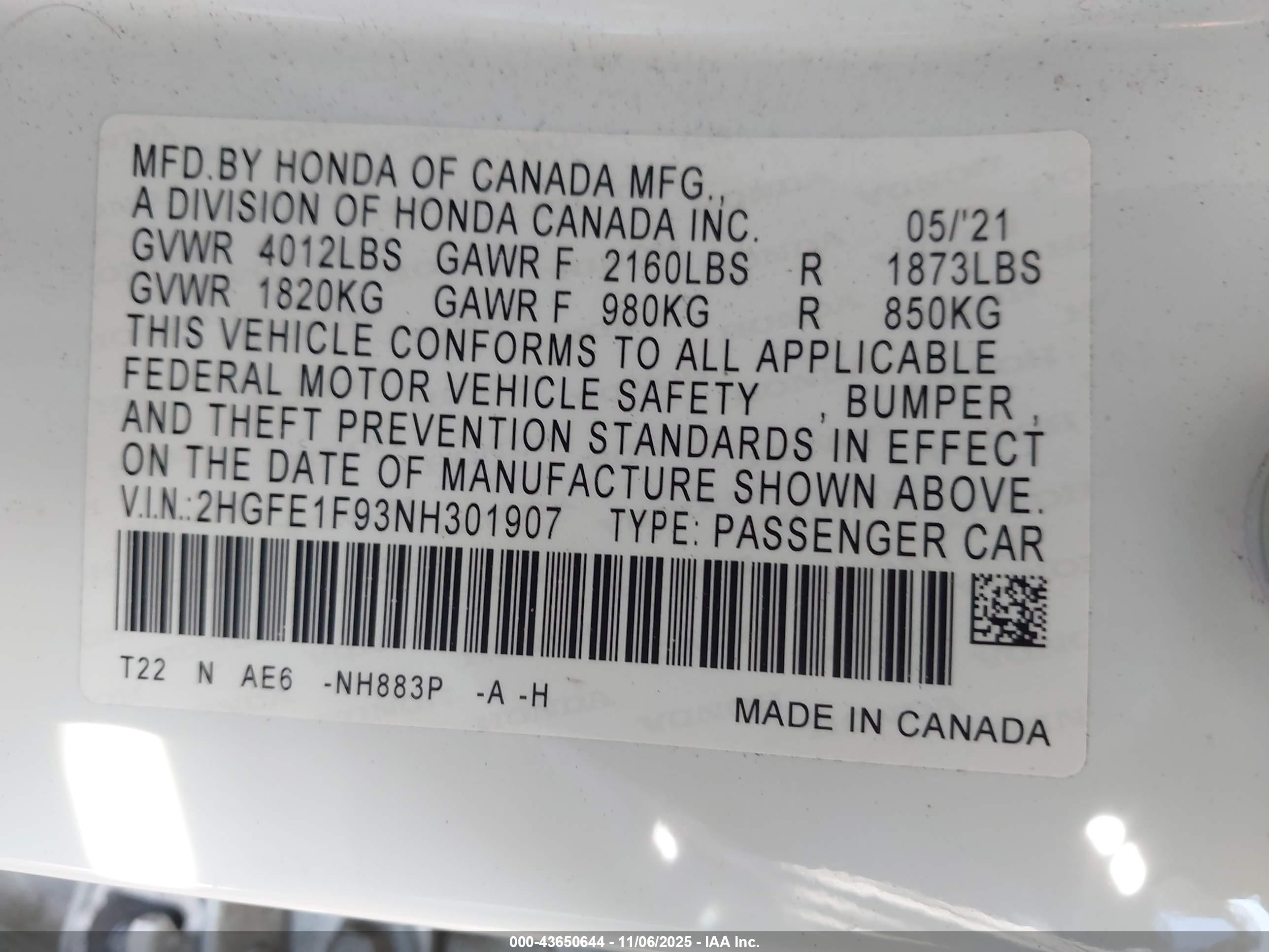 HONDA CIVIC image 9